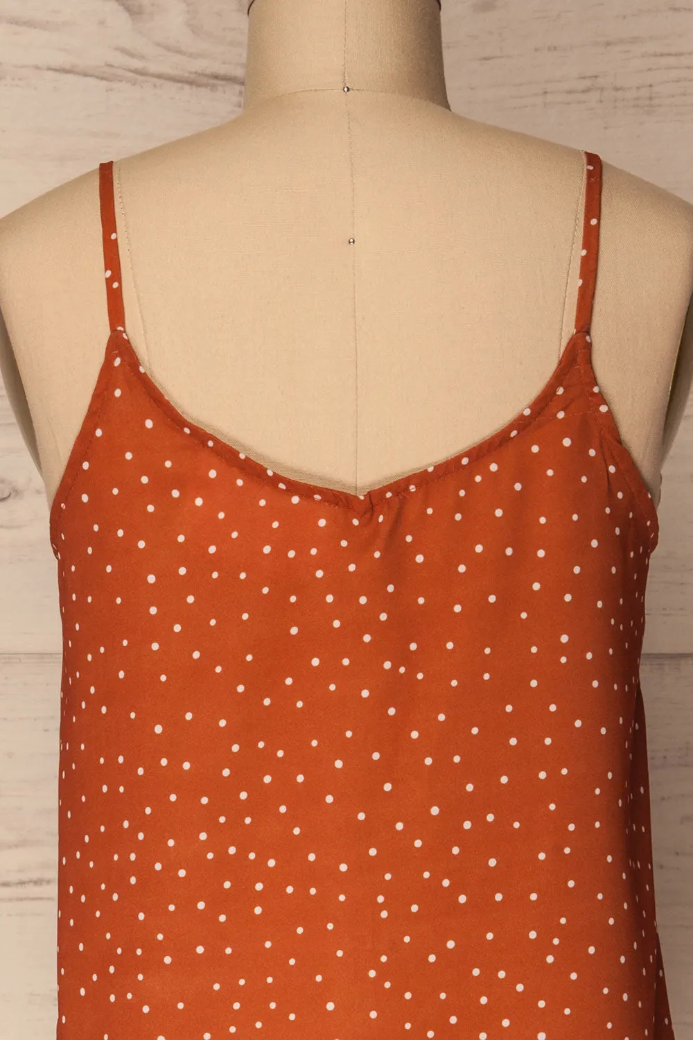 Olocau | Orange Polkadot Camisole
