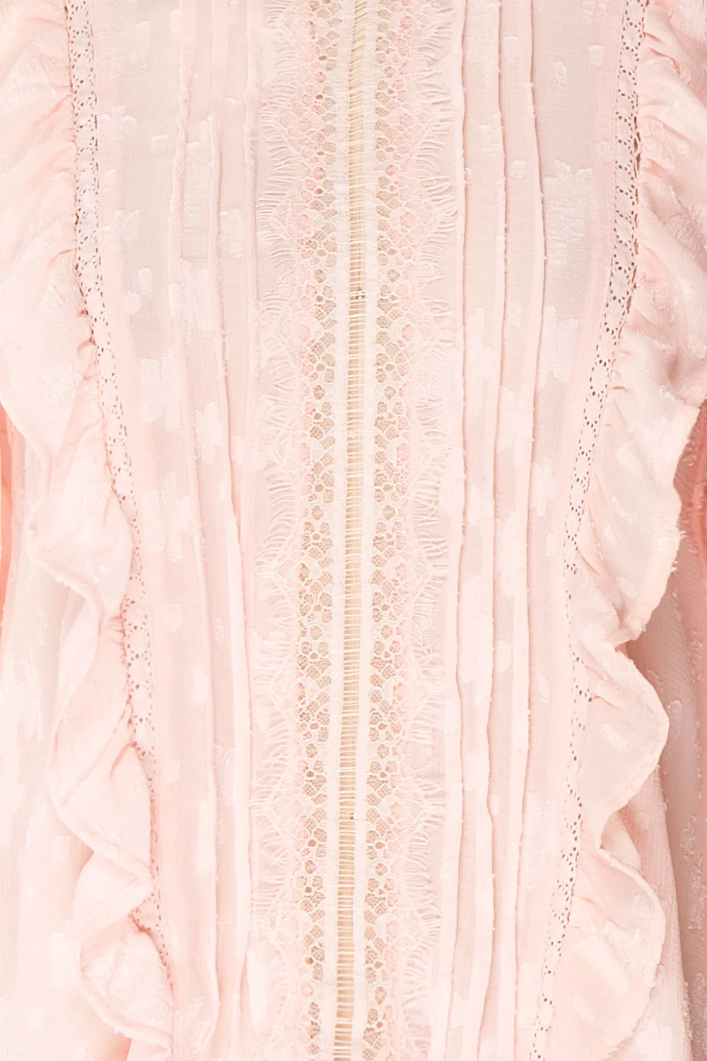 Paget | Pink Lace Blouse