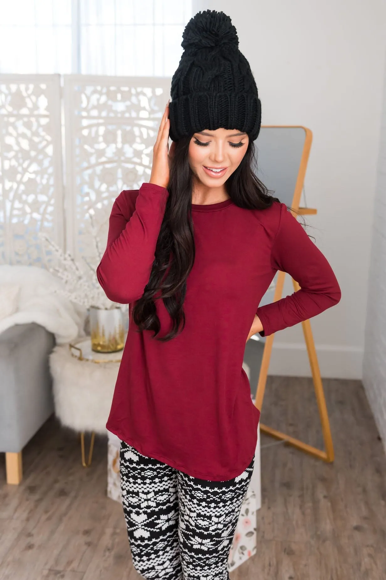 Perfect Match Modest Long Sleeve Top