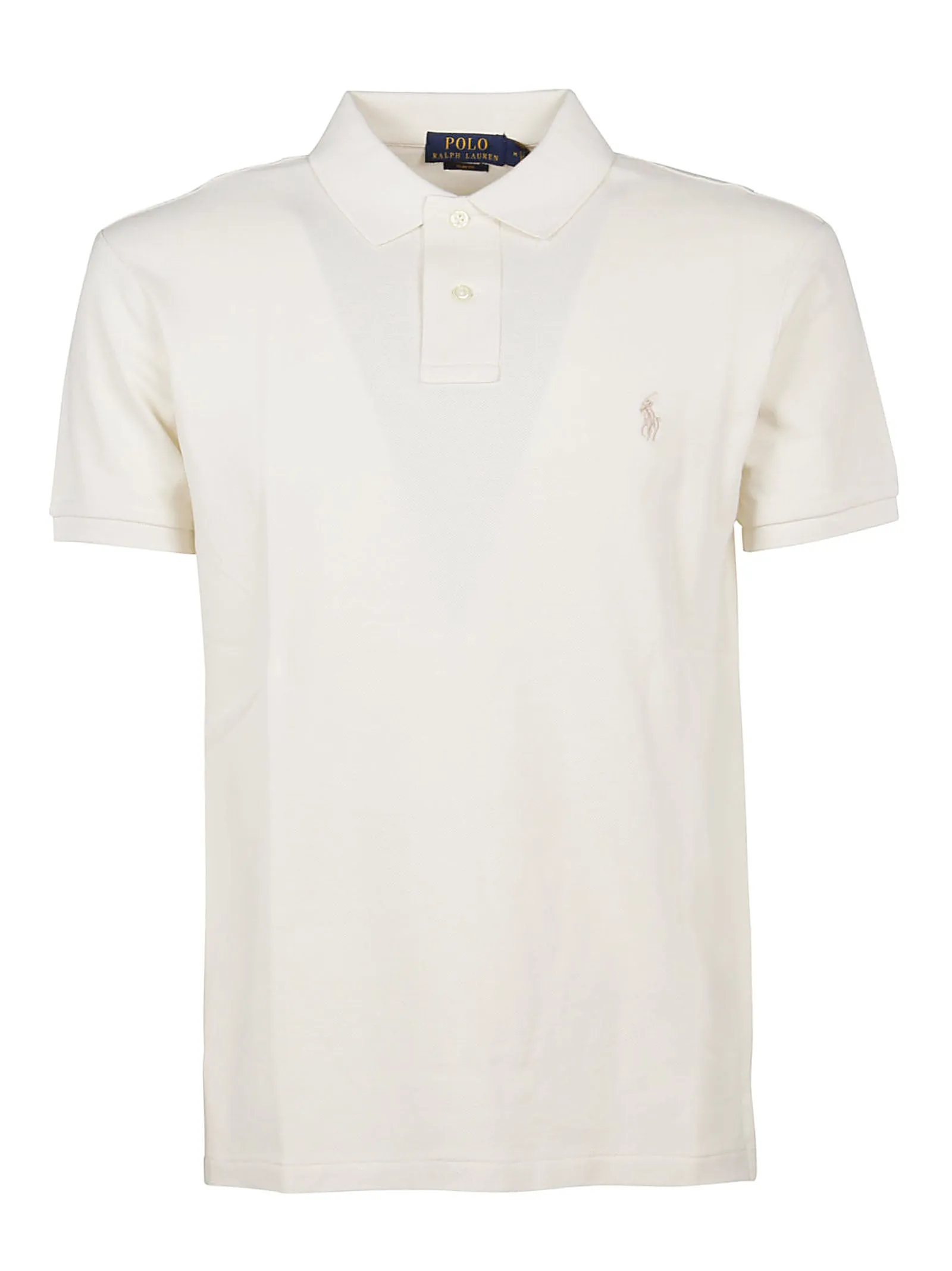 Polo Ralph Lauren Logo Embroidered Slim-Fit Polo Shirt
