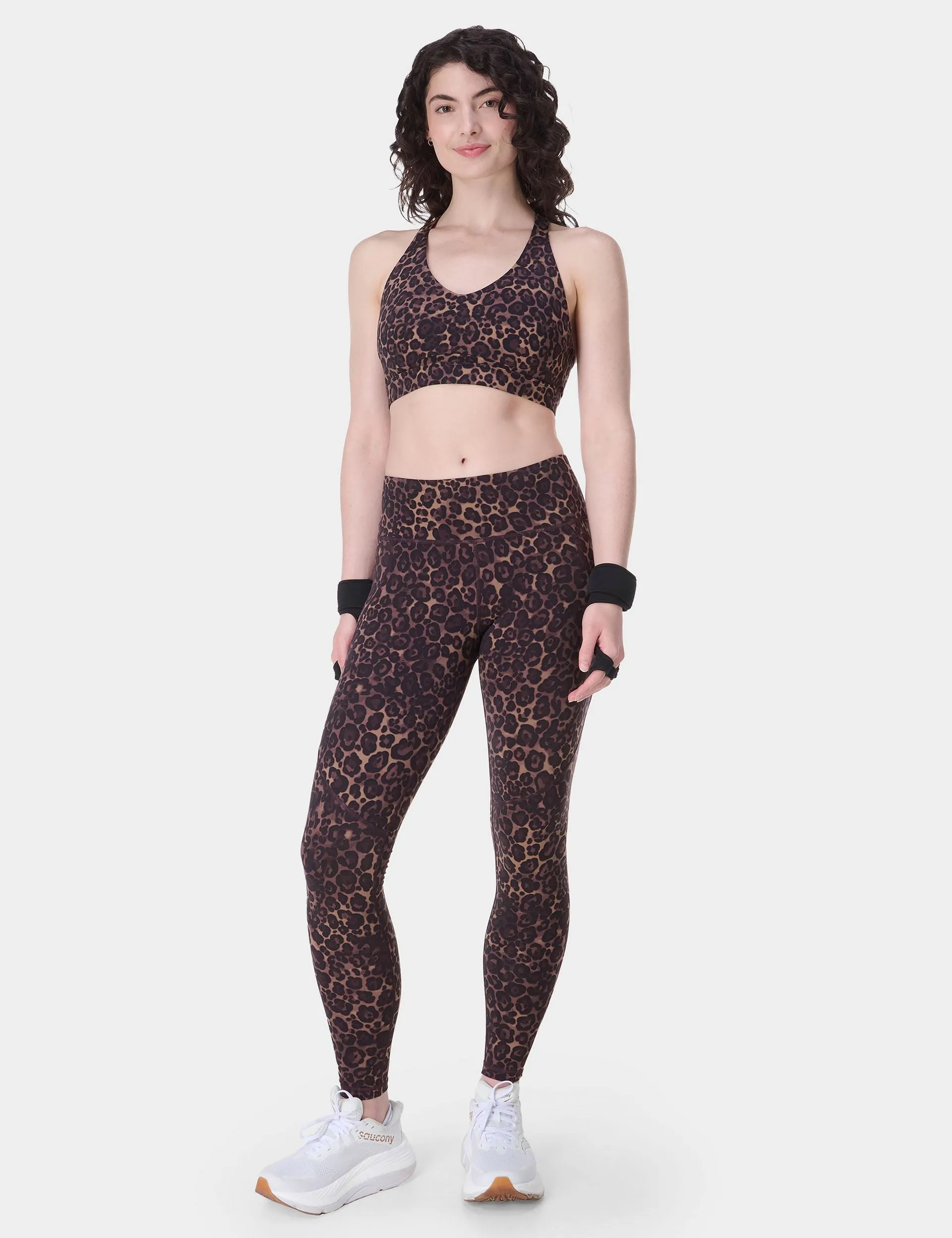 Power Pulse Bra - Brown Wild Leopard Print
