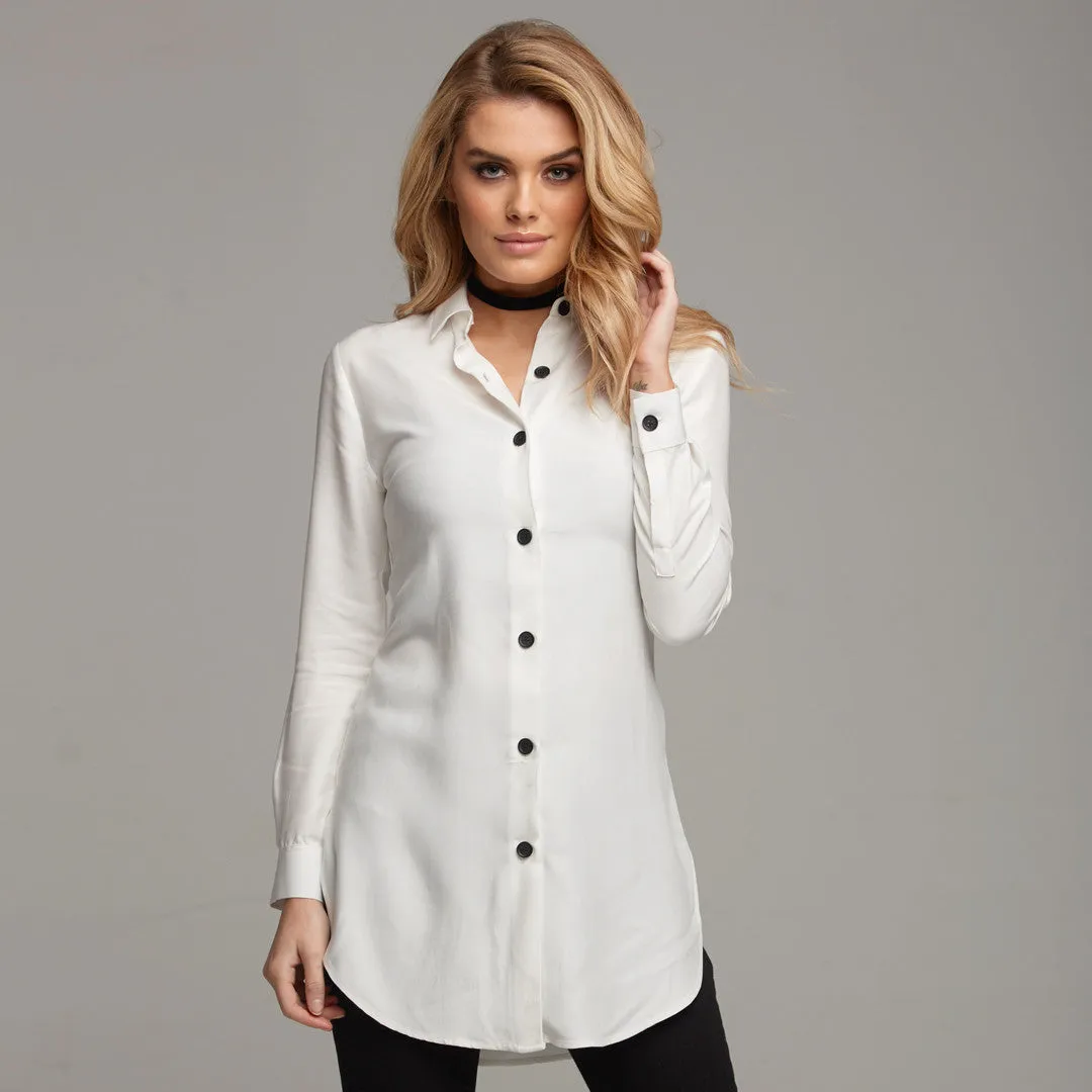 RAE ECRU LONGLINE - CT044