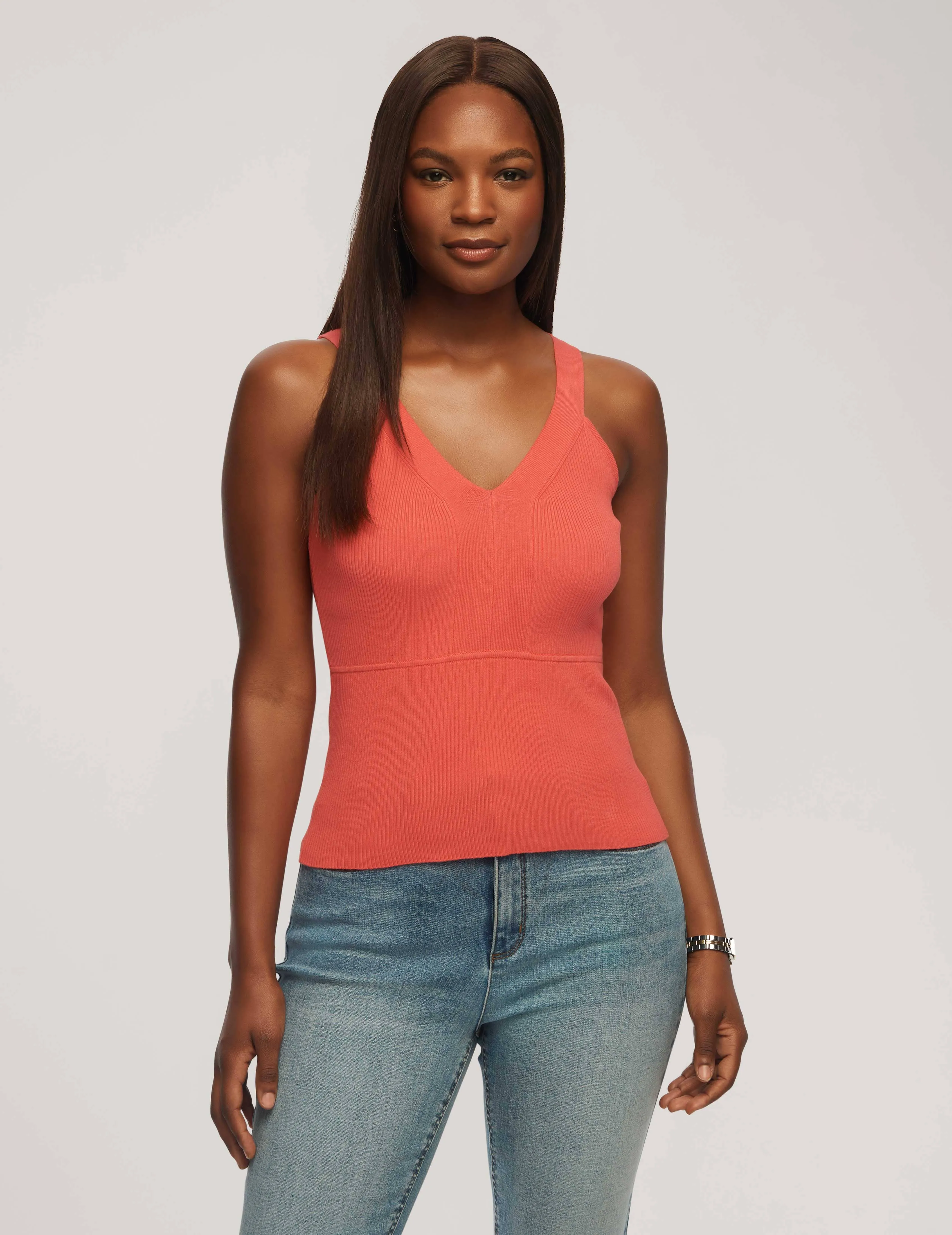 Rib Tank With Directional Neck  - Sale