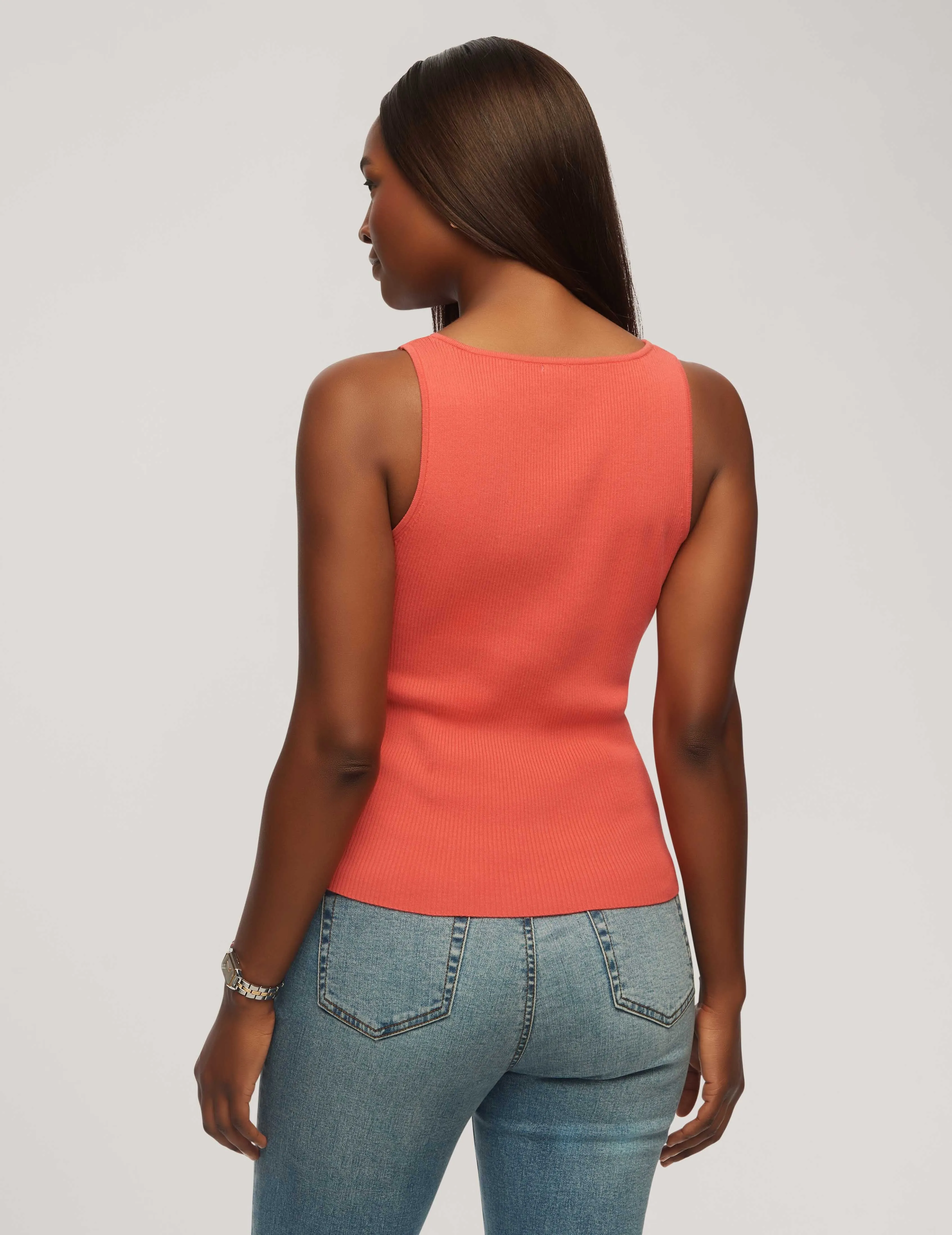 Rib Tank With Directional Neck  - Sale