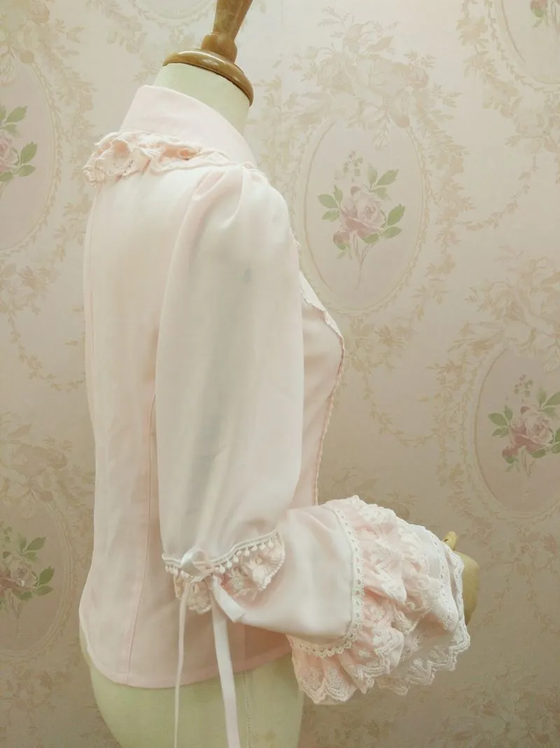 Ruffle Long Sleeve Blouse