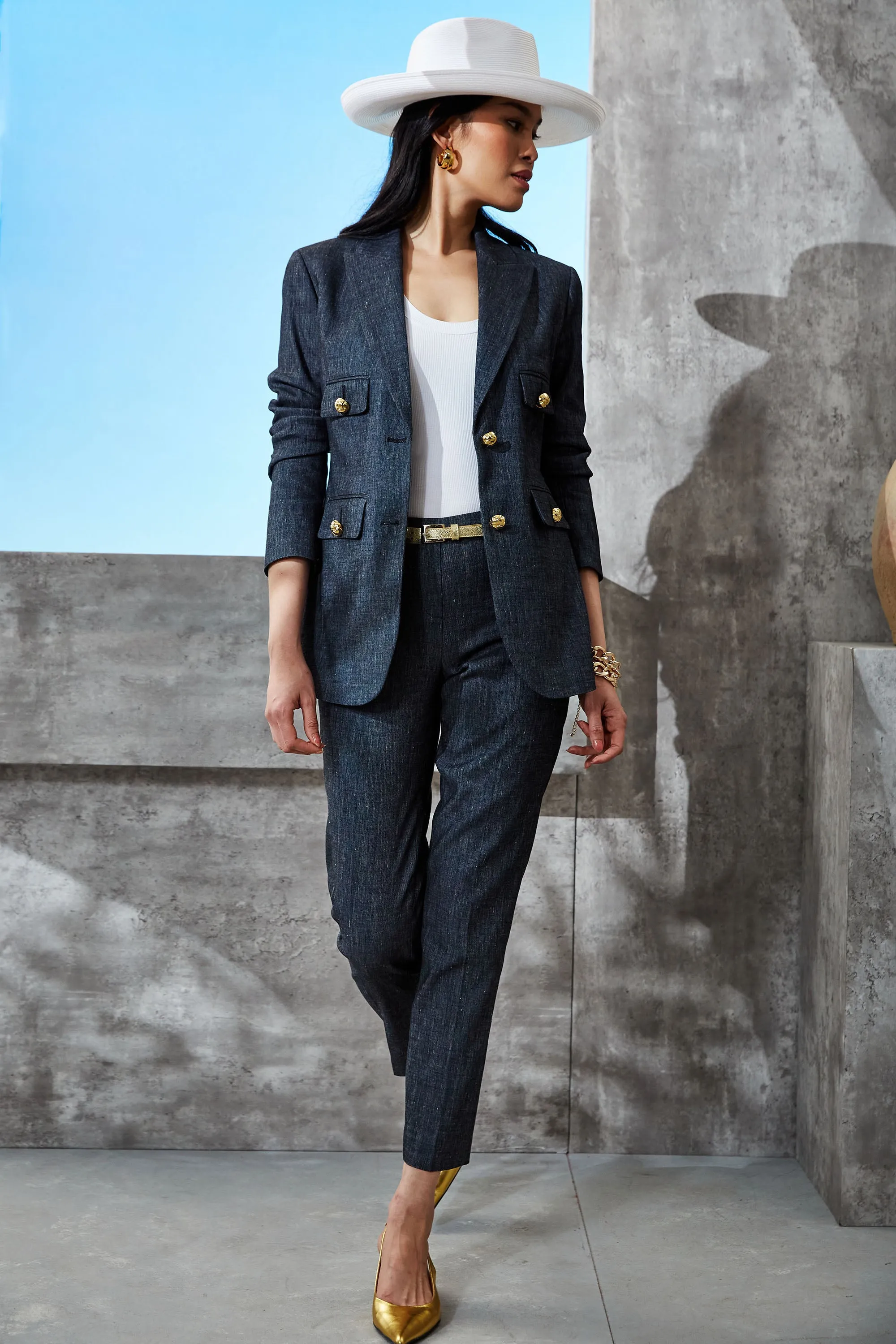 Slim Linen Pant