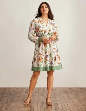 Soft V Neck Tiered Dress - Sale