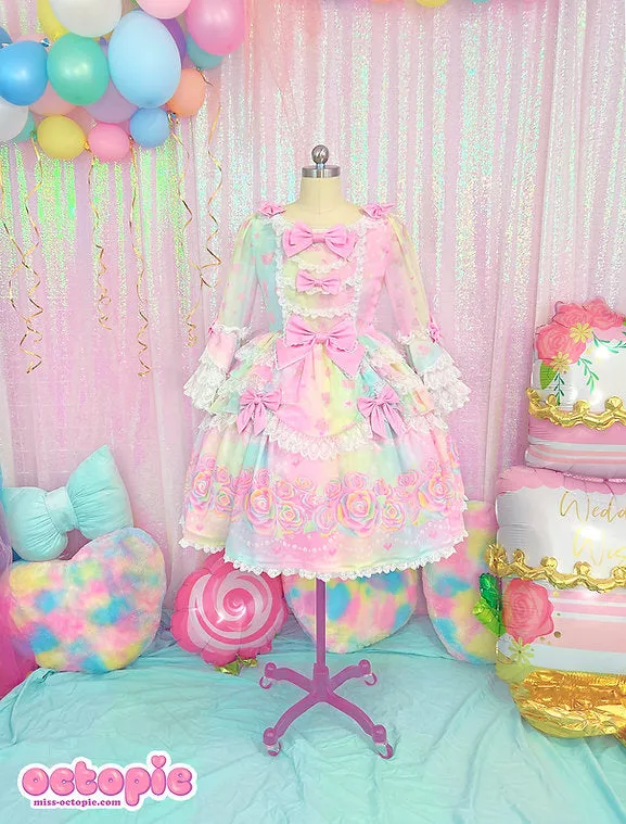 Sparkle Rose Princess One Piece Dress Set