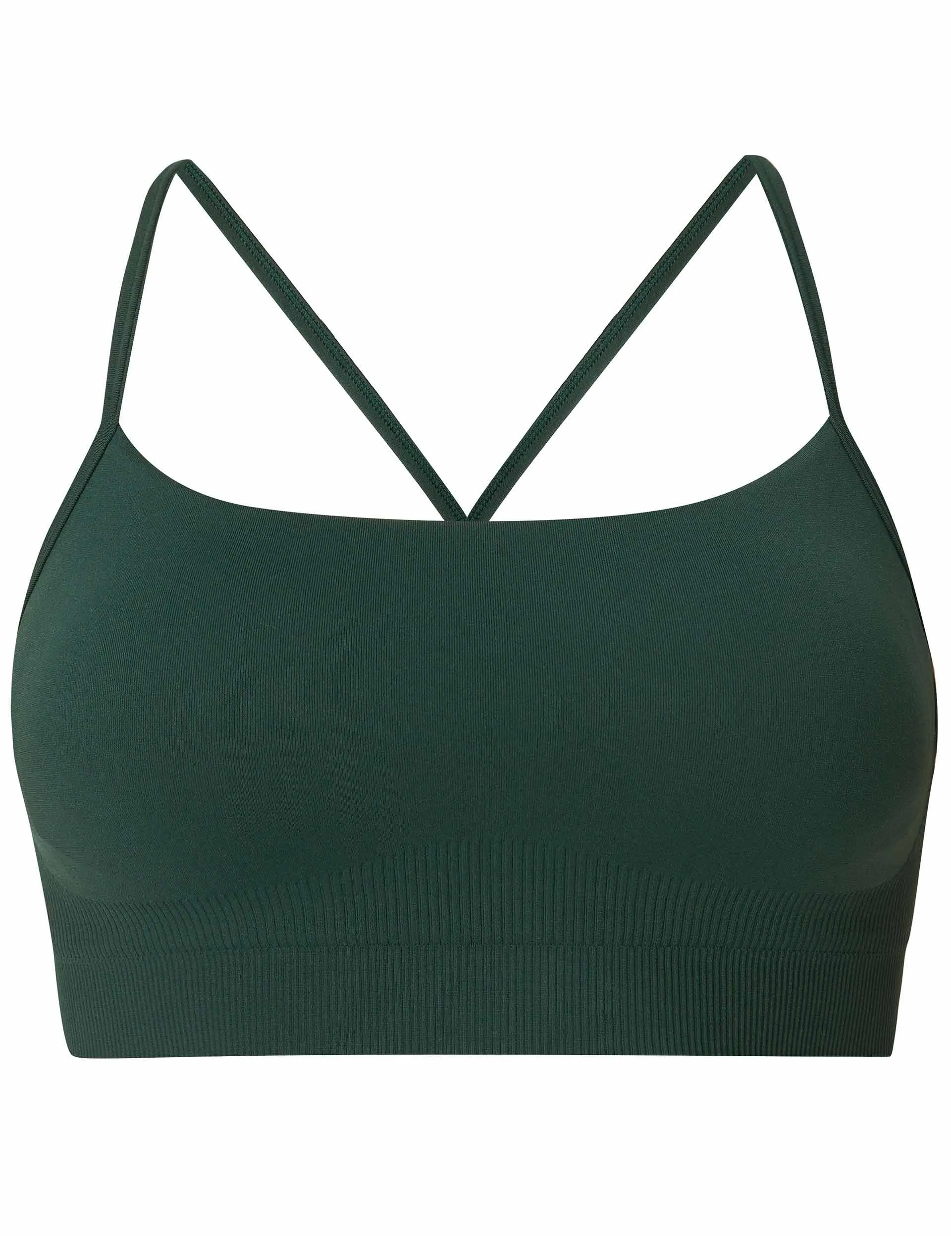 Spirit Restored Yoga Bra - Cedar Green