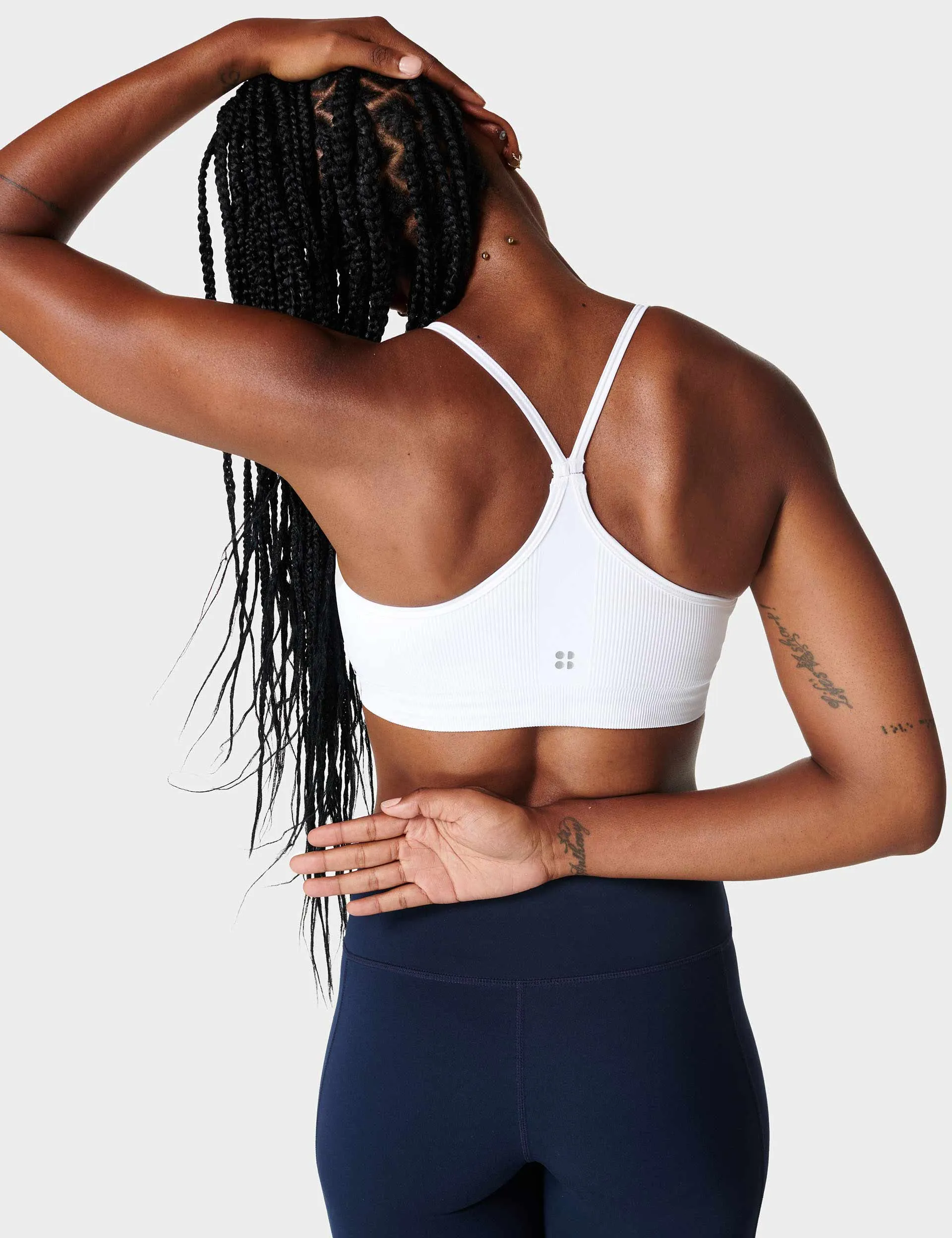 Spirit Restored Yoga Bra - White