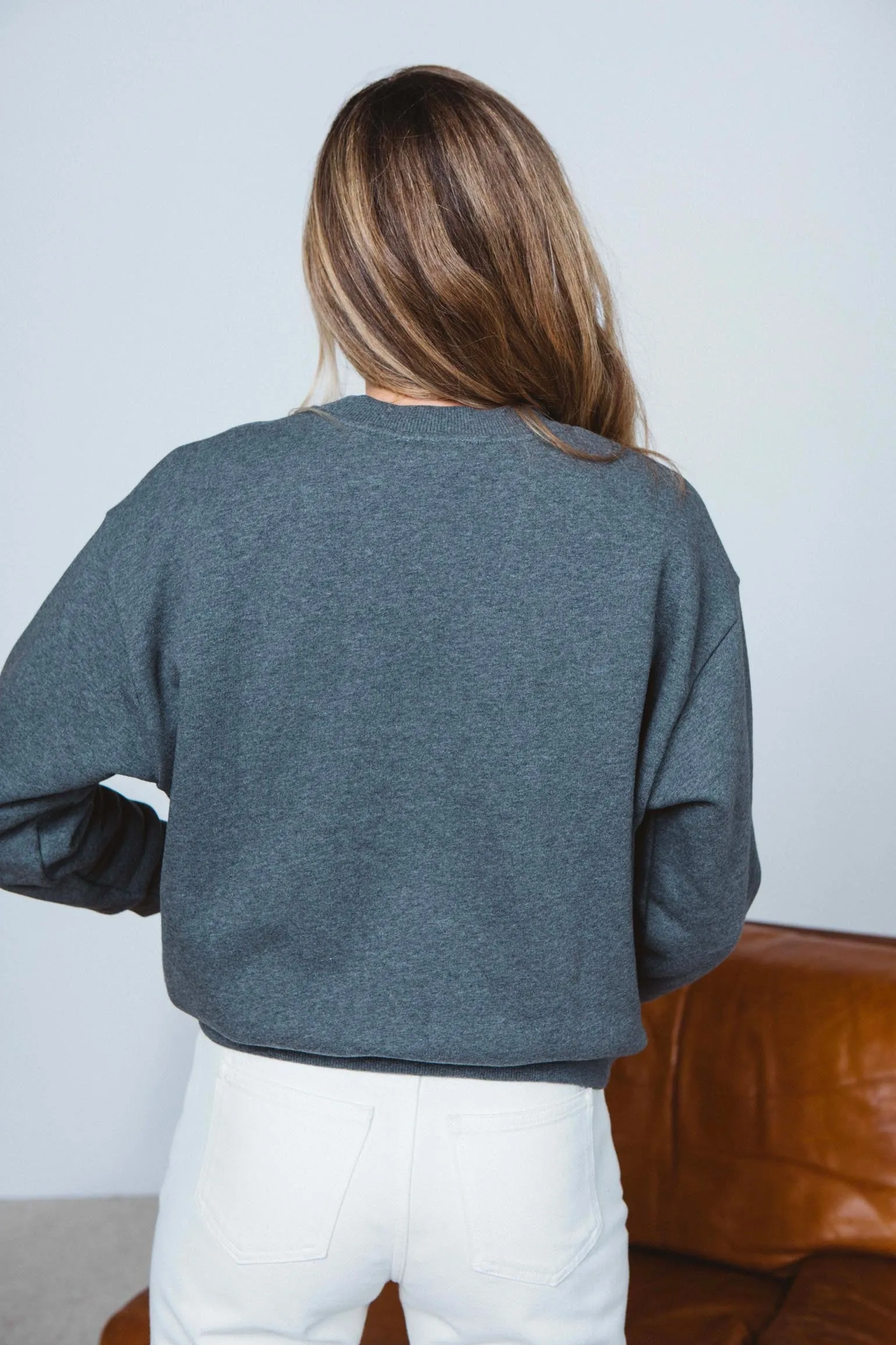 Sweat-shirt Cosmos gris