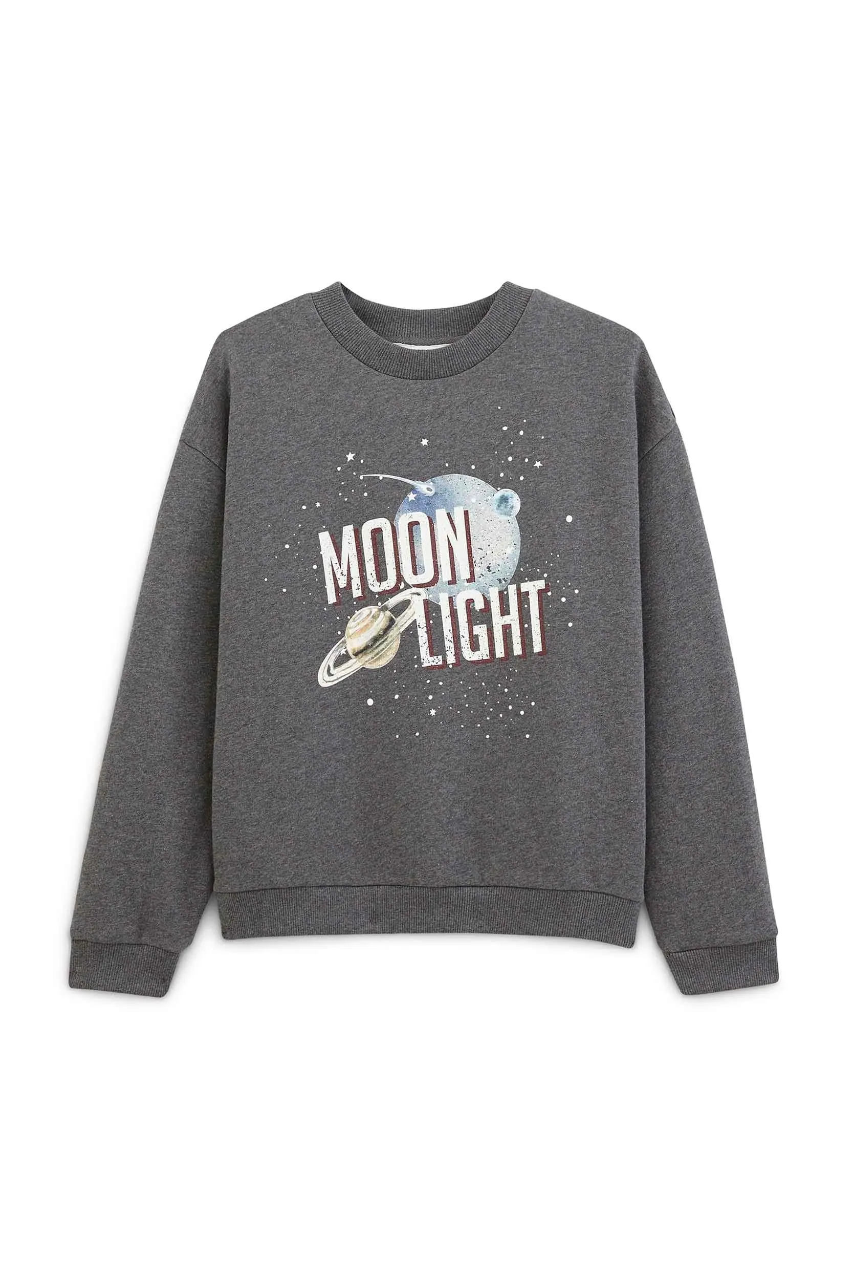 Sweat-shirt Cosmos gris