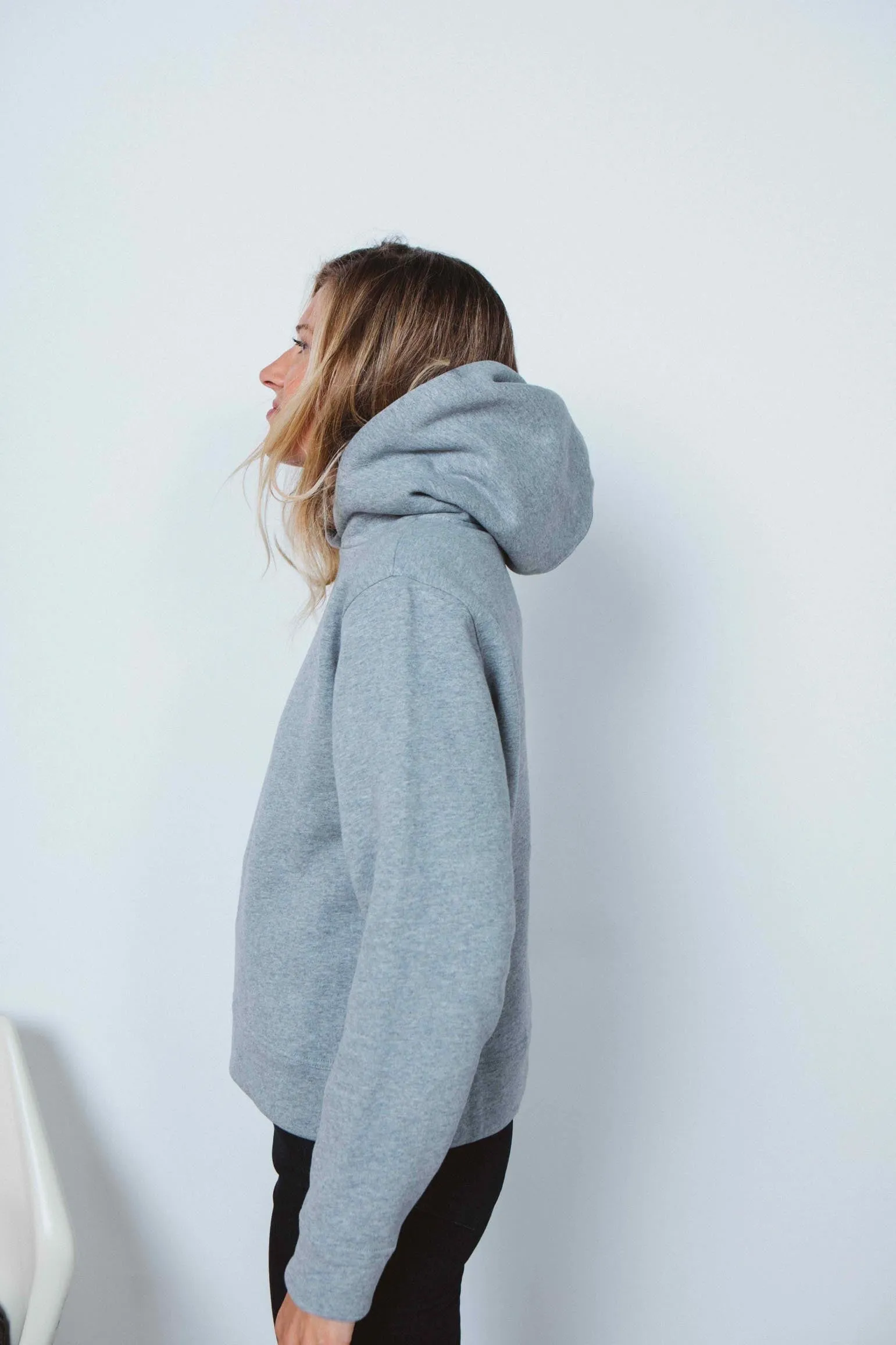 Sweat-shirt Piper gris clair
