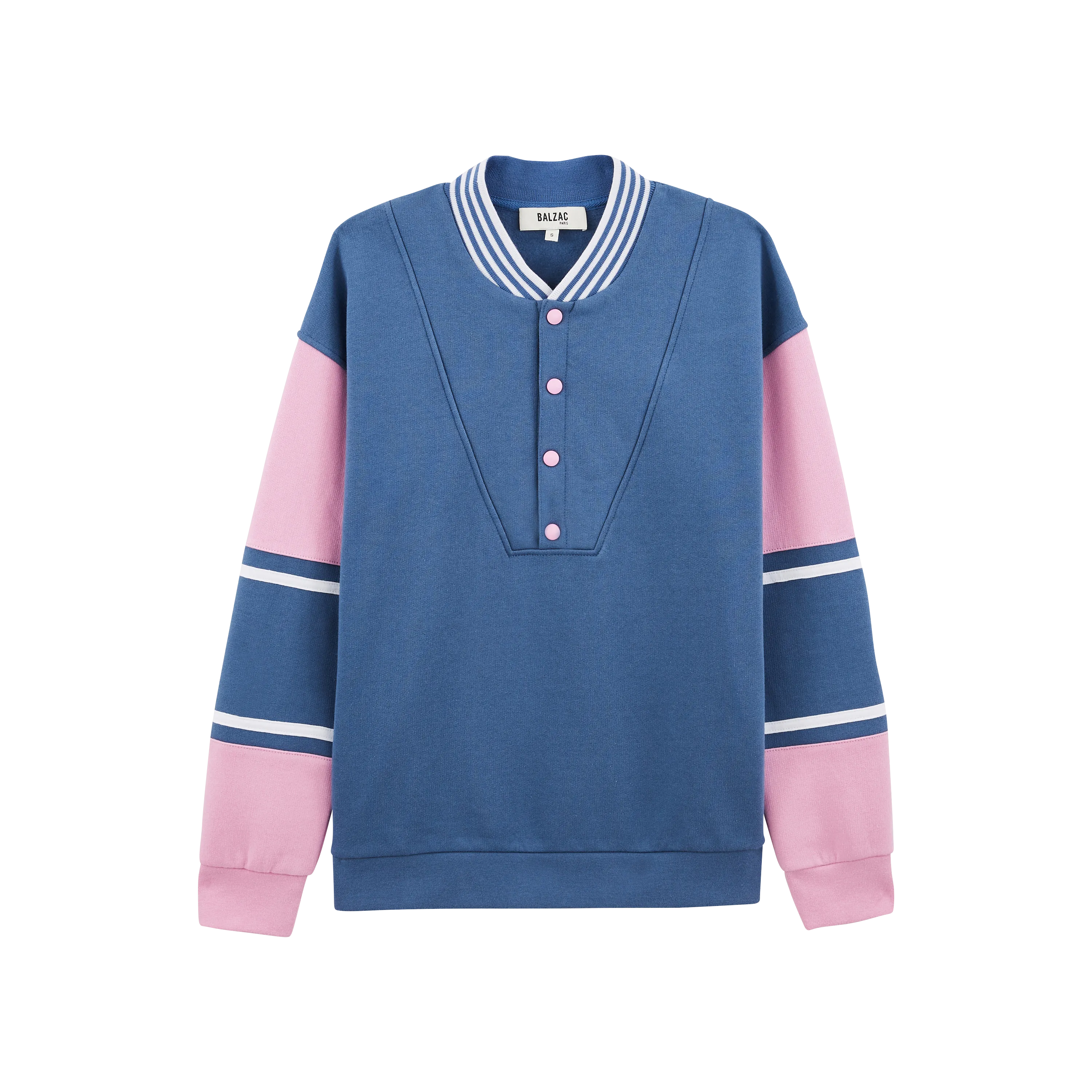 Sweat-shirt Poséidon bleu et lila