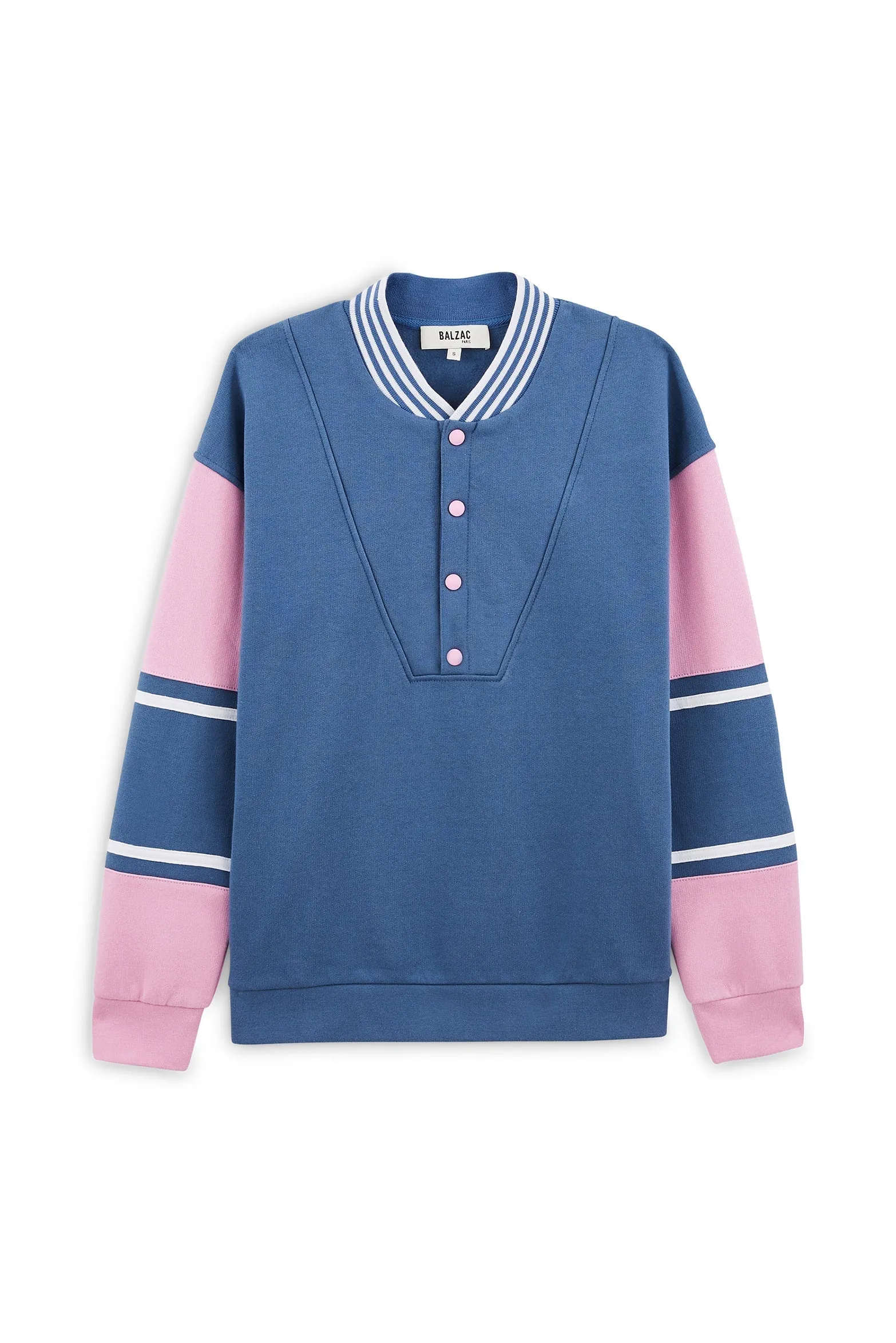 Sweat-shirt Poséidon bleu et lila