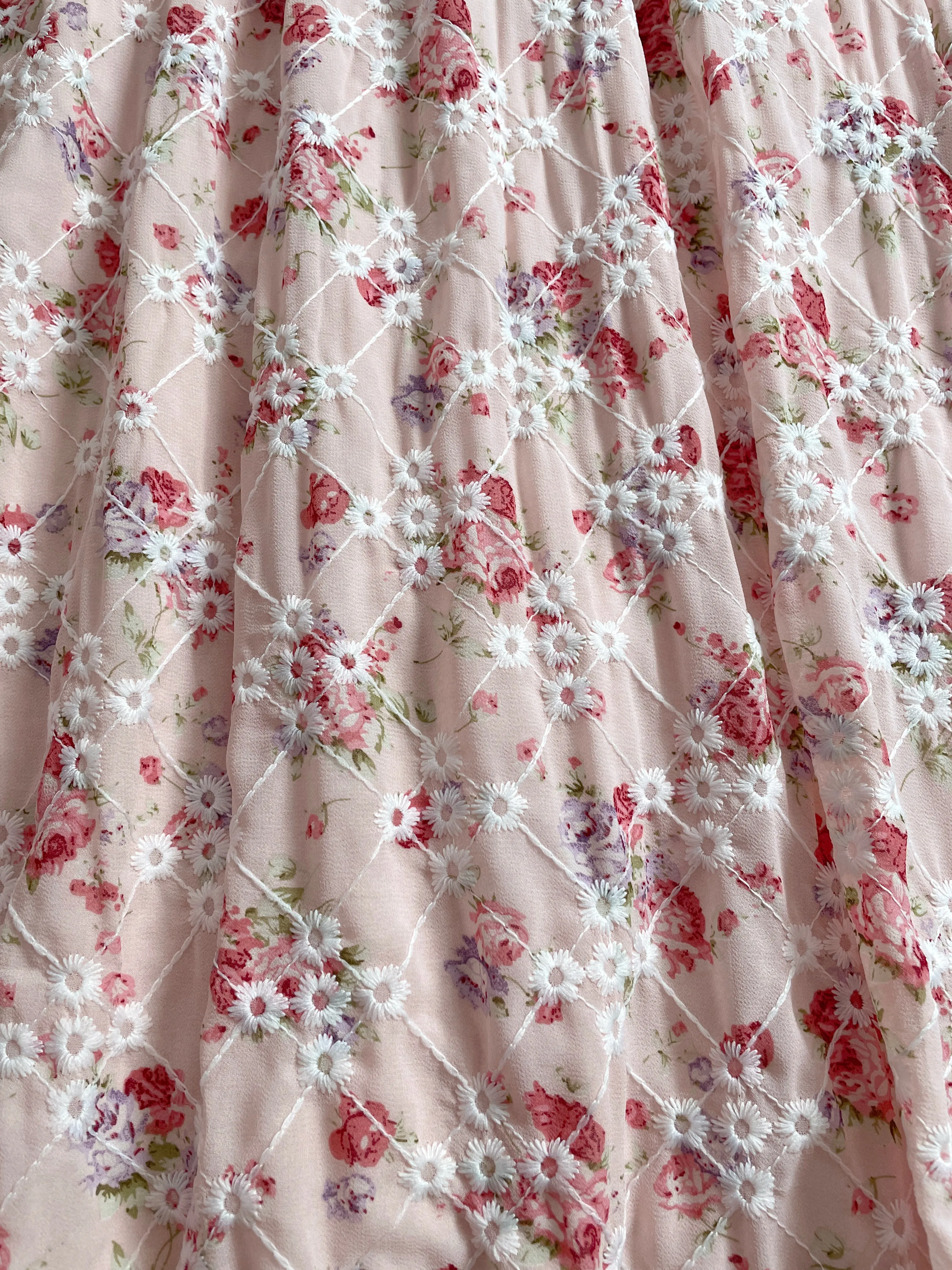 Tea Cup Floral Cami Dress (Pink)