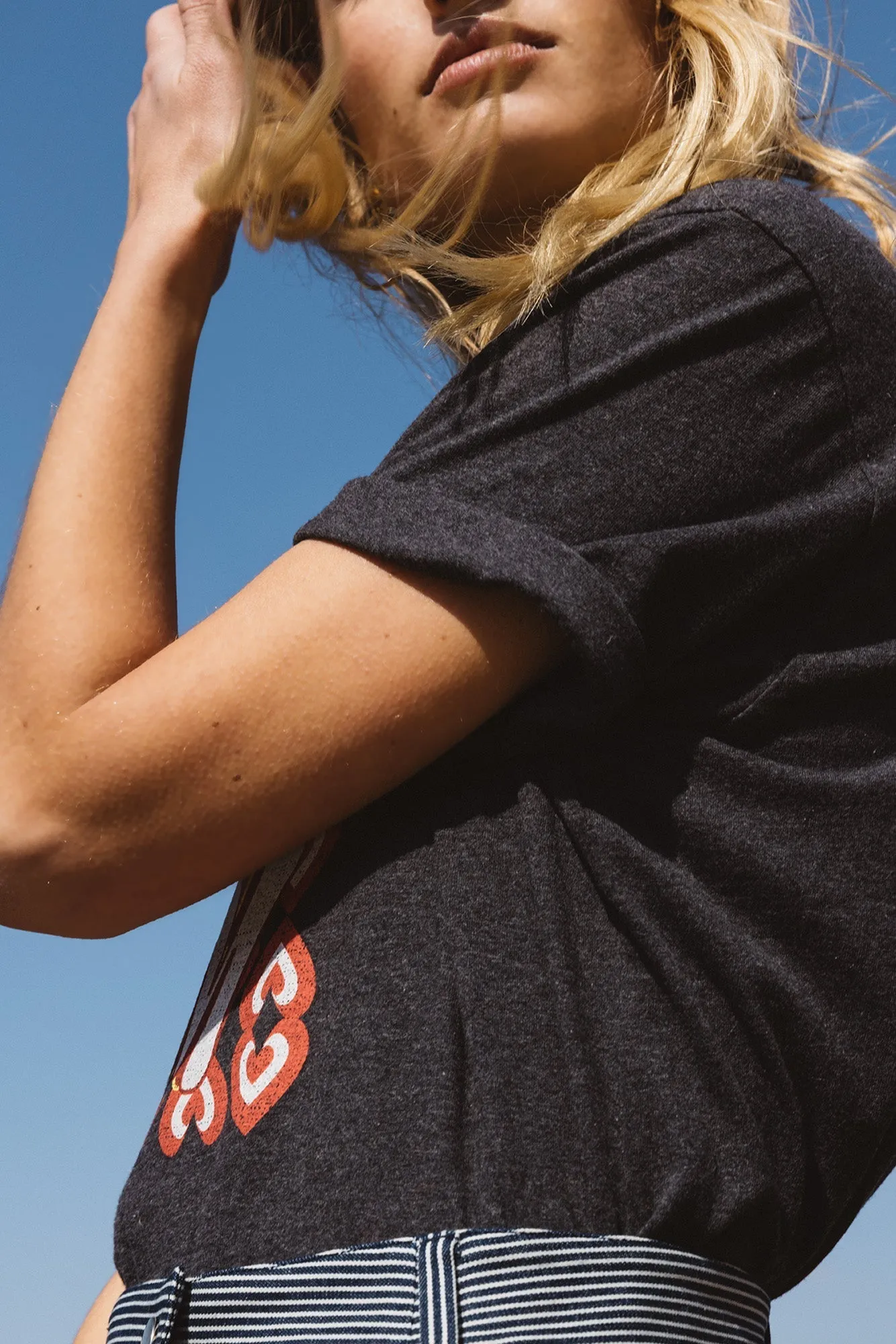 Tee-shirt Bree Boum gris