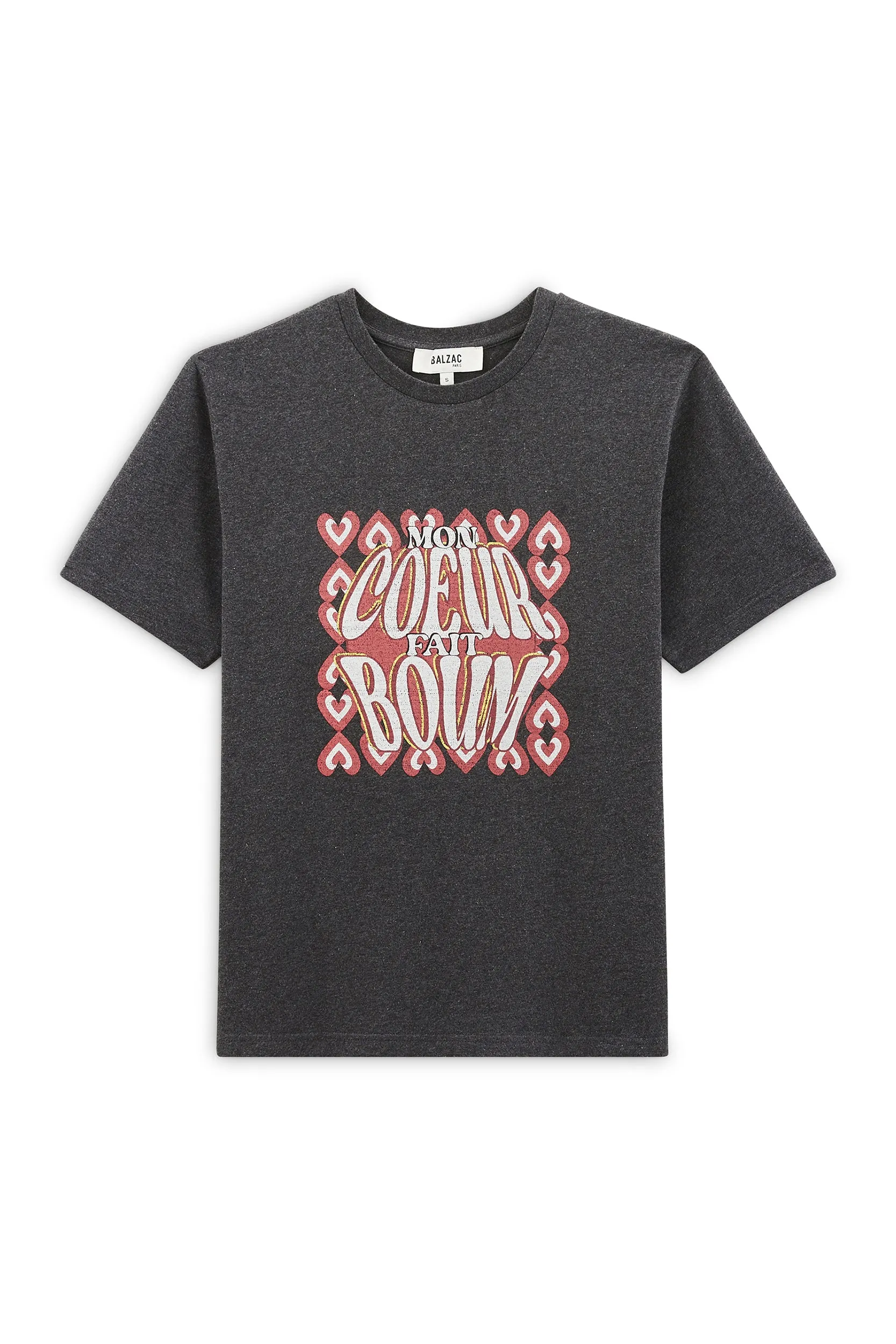 Tee-shirt Bree Boum gris