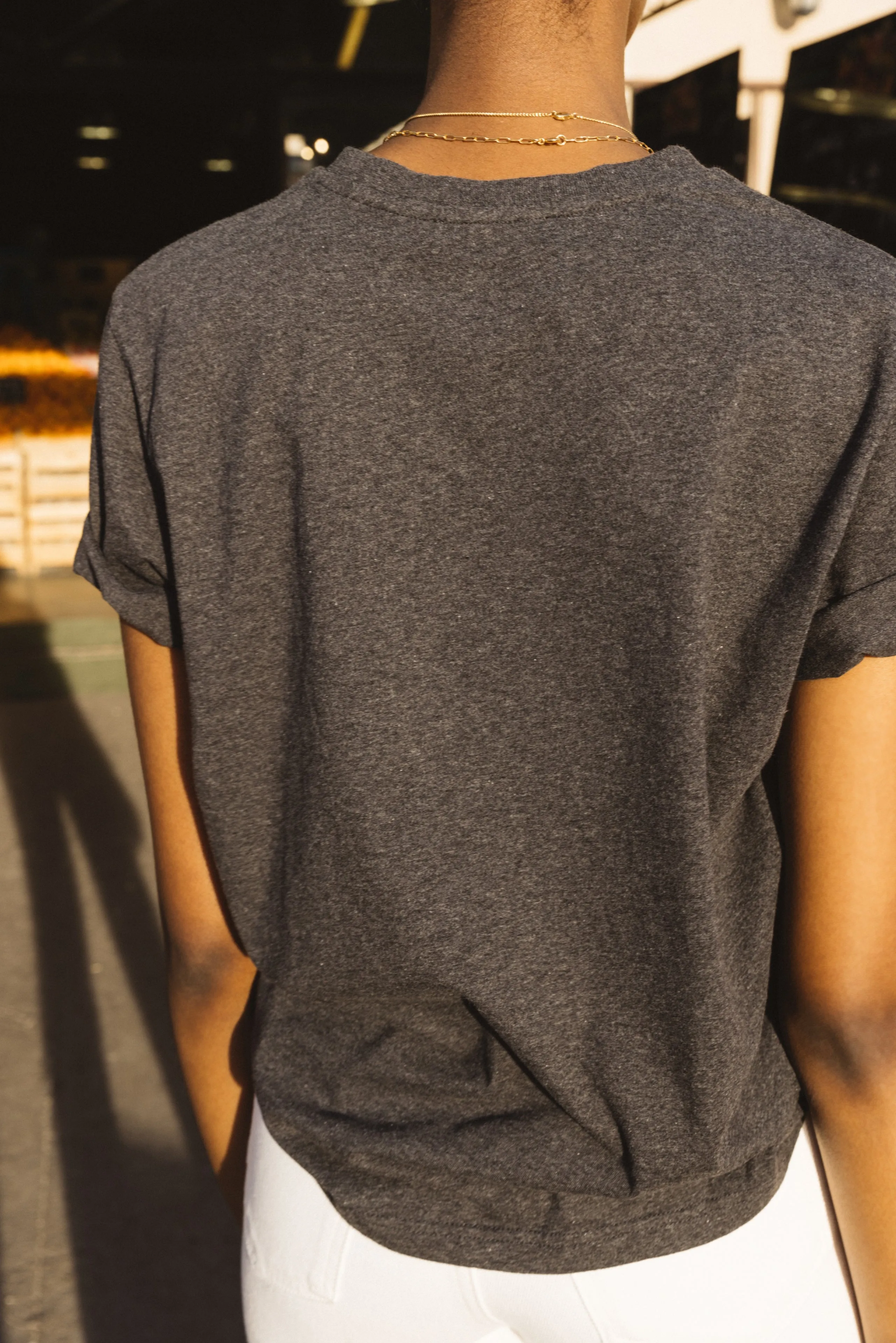 Tee-shirt Bree Boum gris