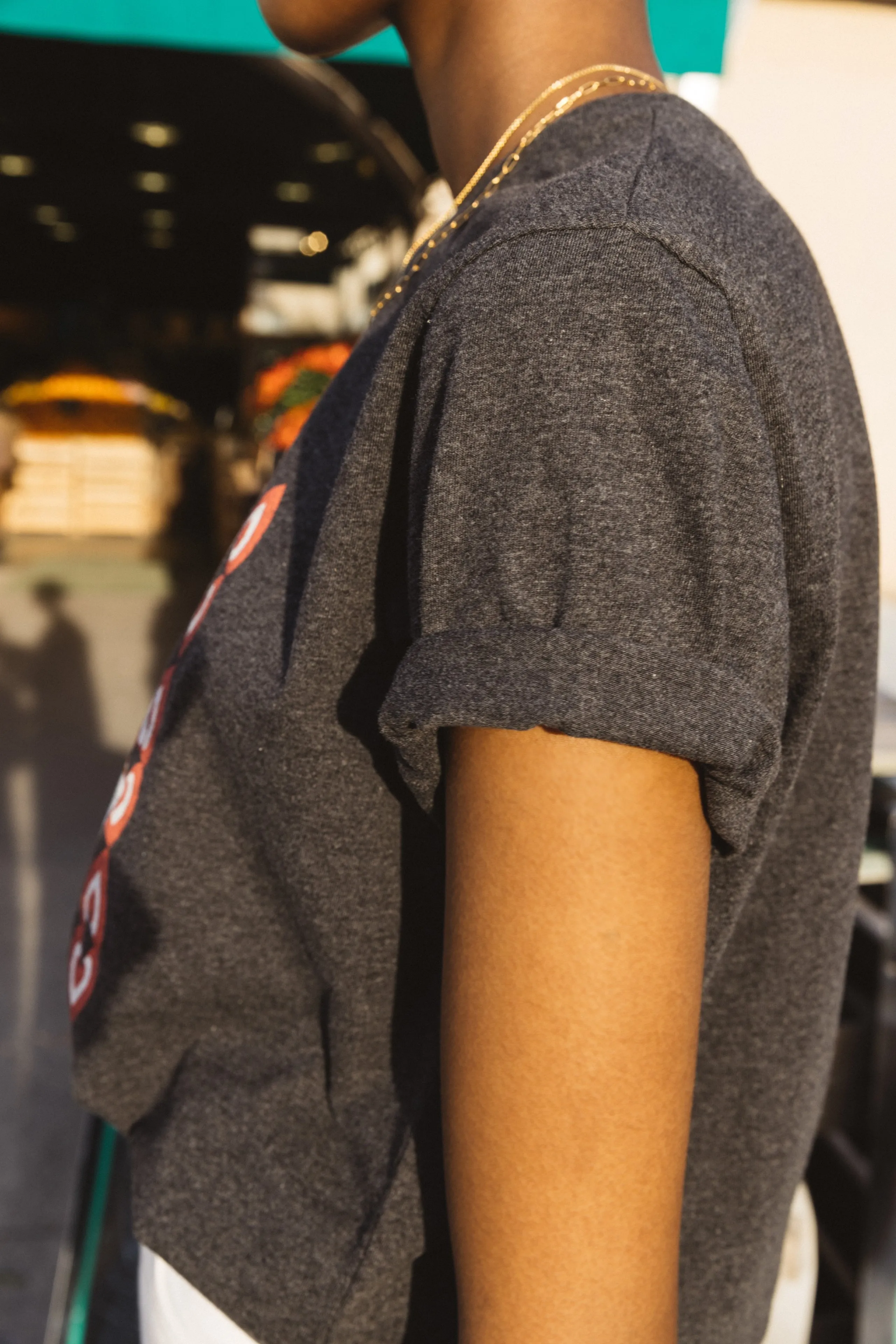 Tee-shirt Bree Boum gris