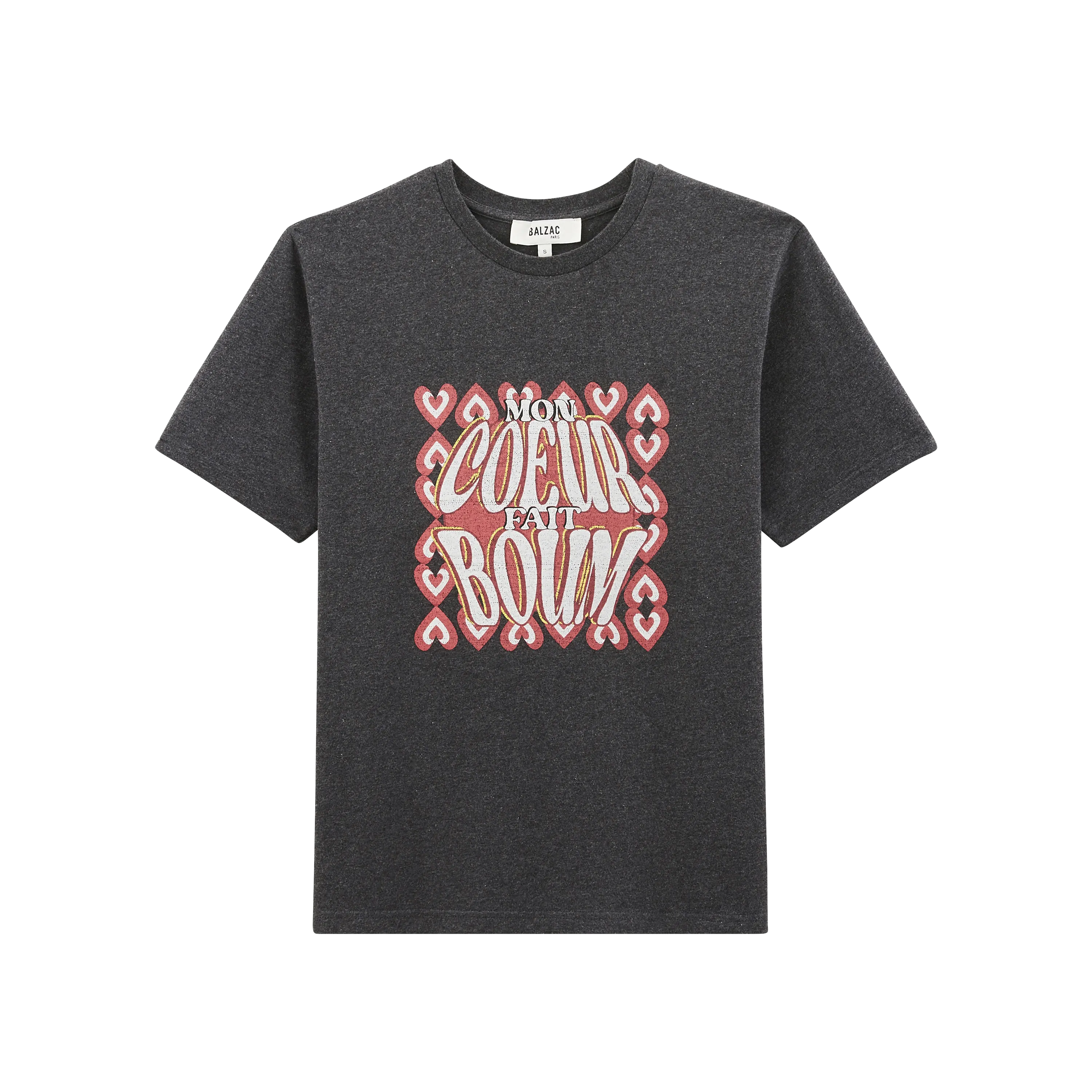 Tee-shirt Bree Boum gris