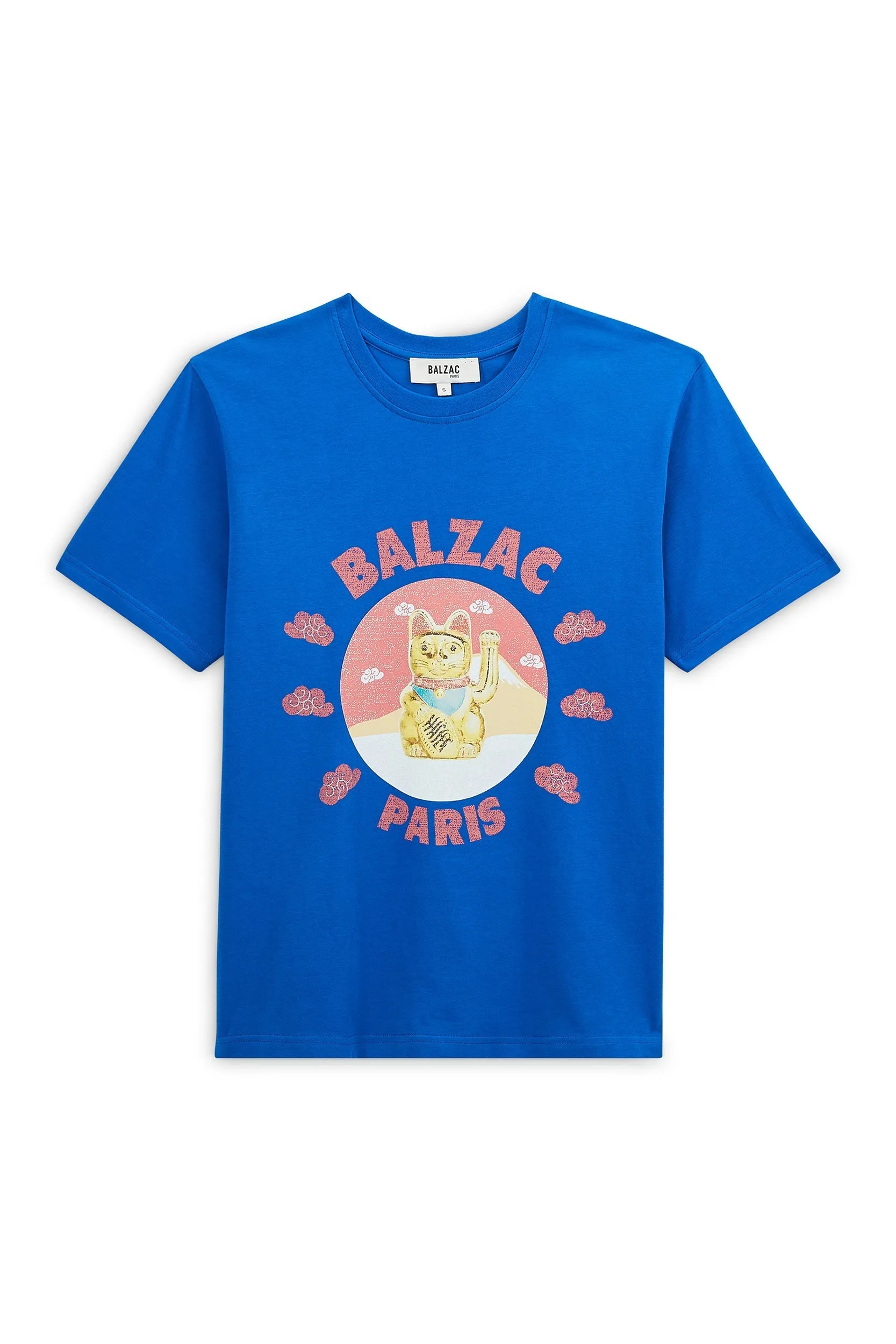 Tee-shirt Bree chat bleu
