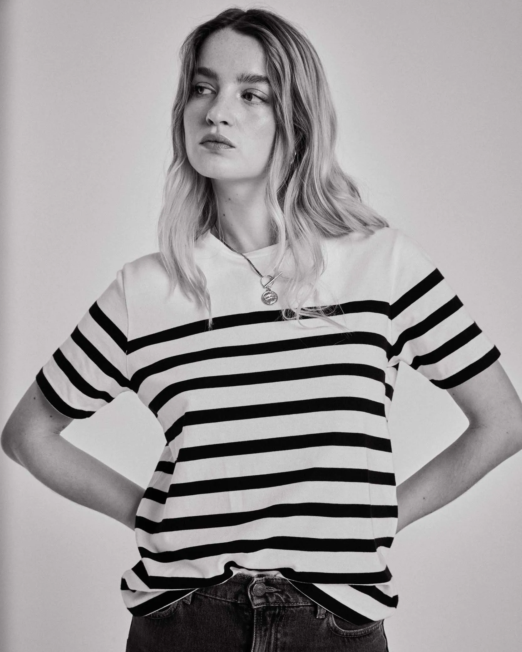 Tee-shirt Bree rayures noires