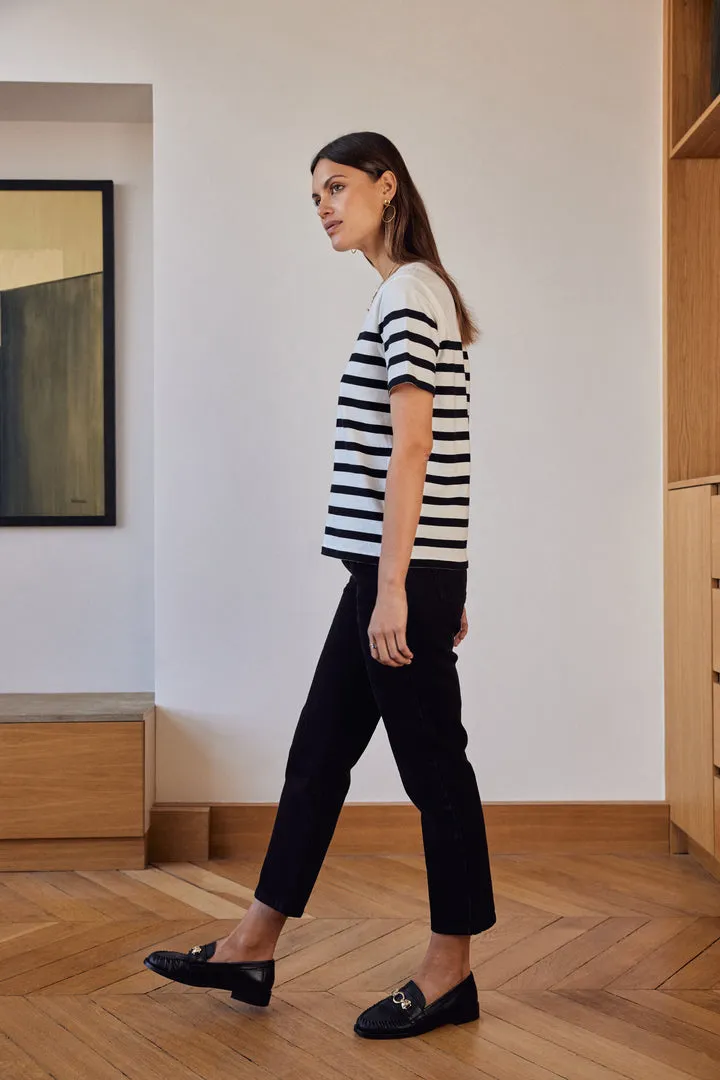 Tee-shirt Bree rayures noires