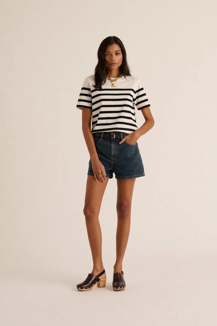 Tee-shirt Bree rayures noires
