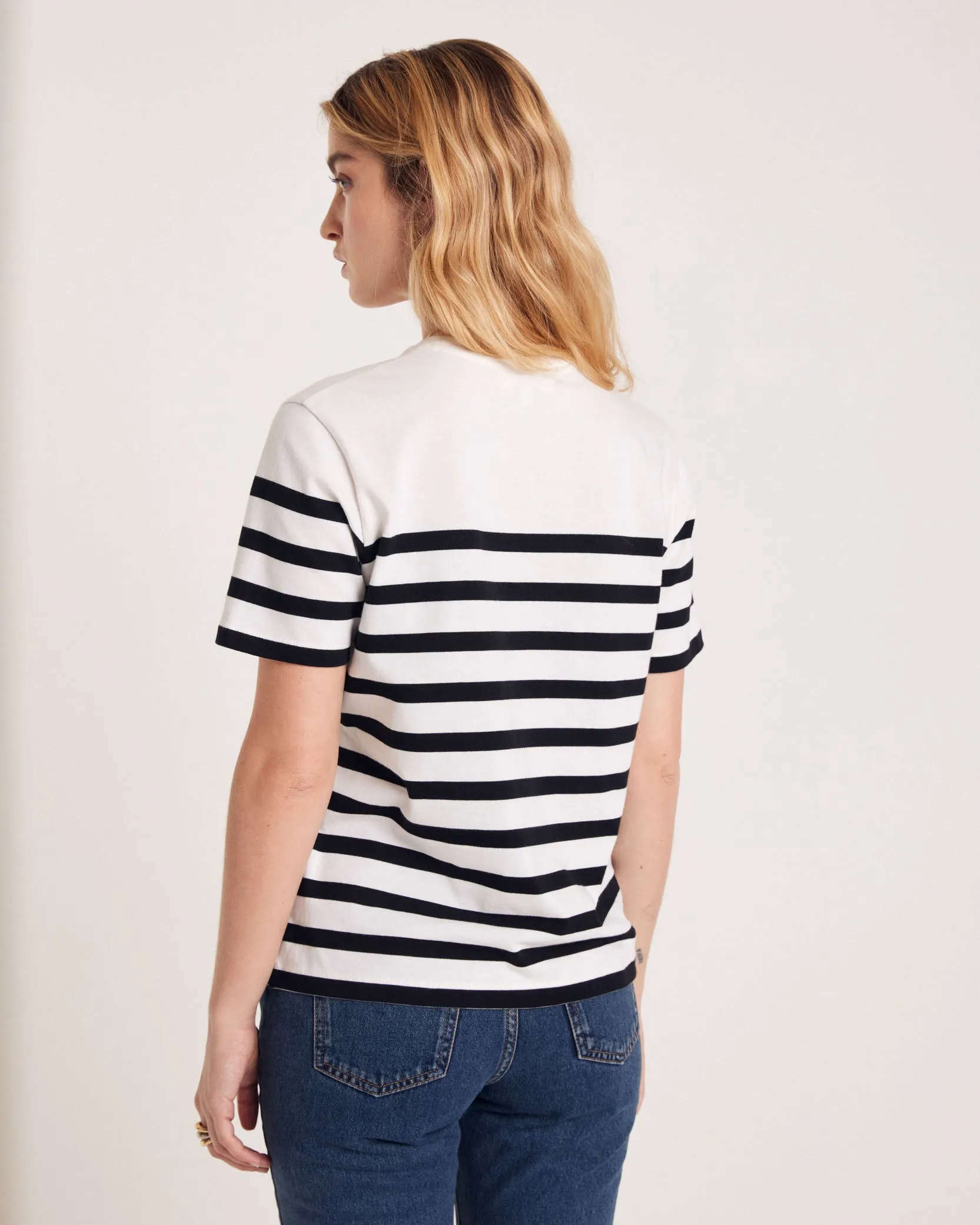 Tee-shirt Bree rayures noires