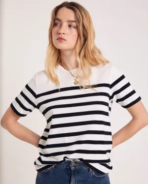 Tee-shirt Bree rayures noires