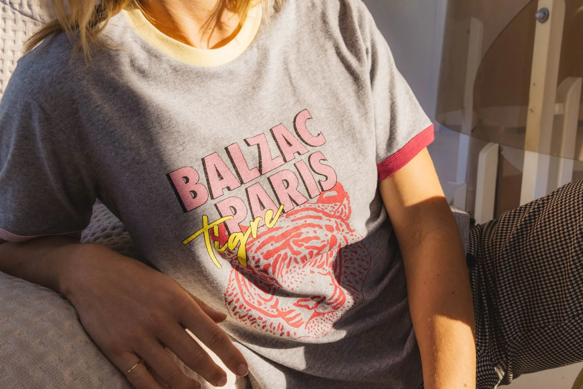 Tee-shirt Bree tigre gris certifié GOTS (old)