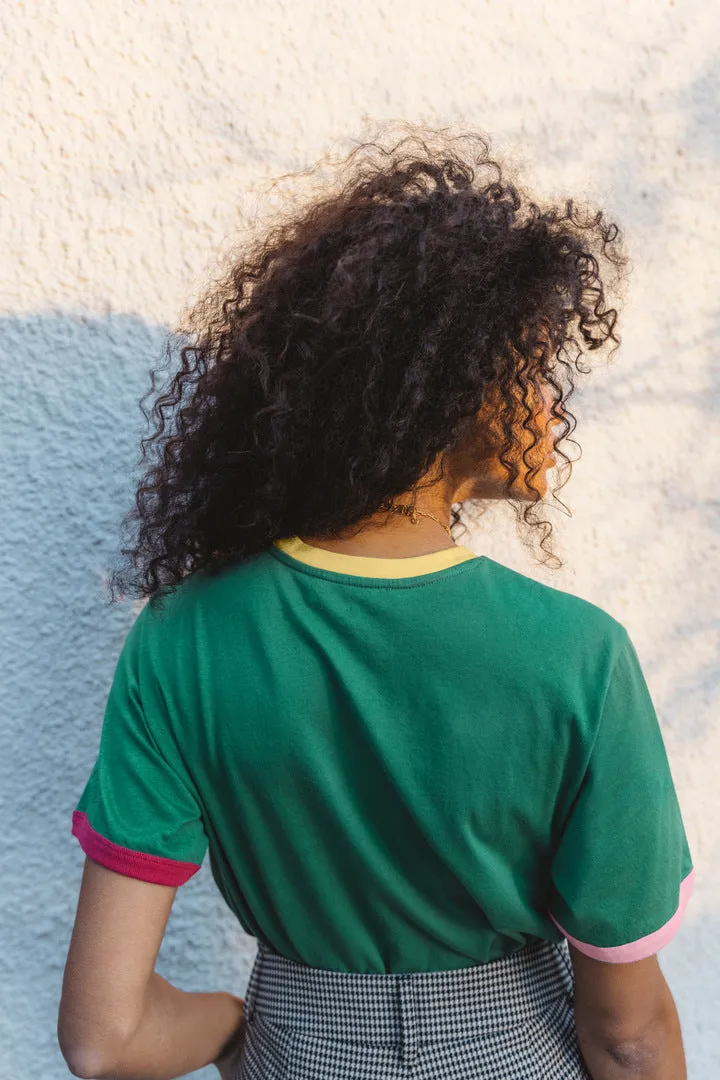 Tee-shirt bree tigre vert