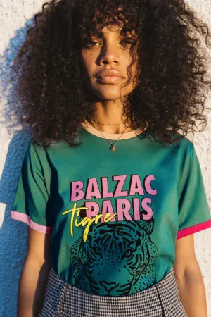 Tee-shirt bree tigre vert