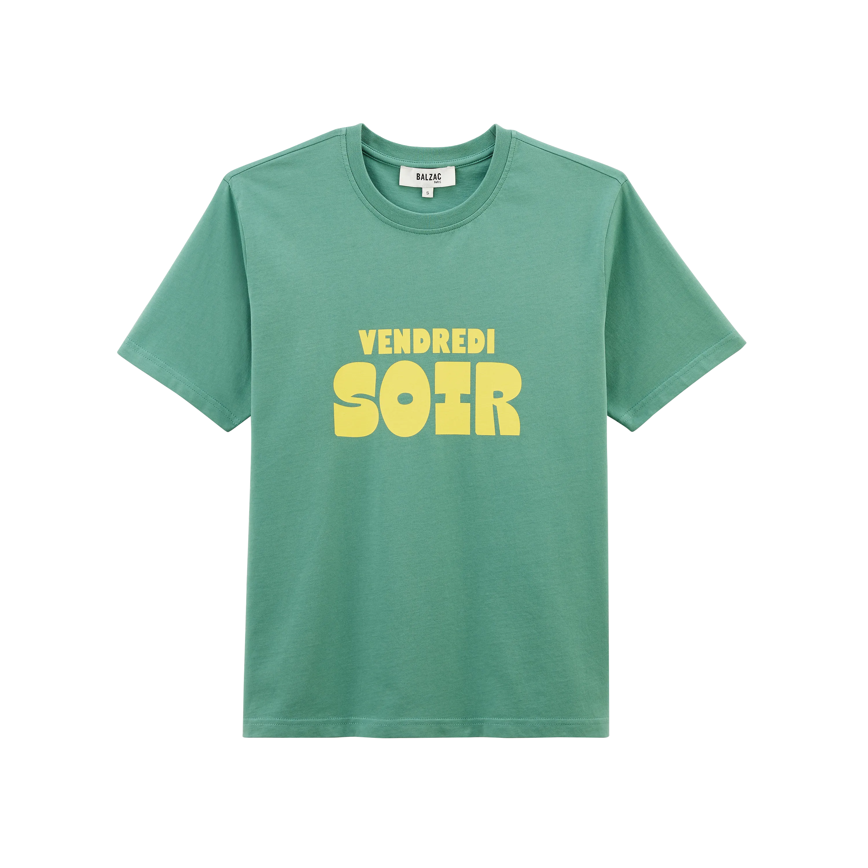 Tee-shirt Bree Vendredi soir vert