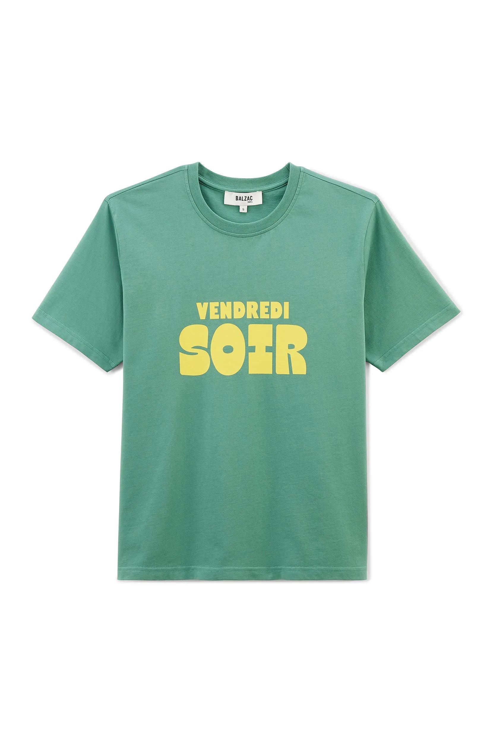 Tee-shirt Bree Vendredi soir vert