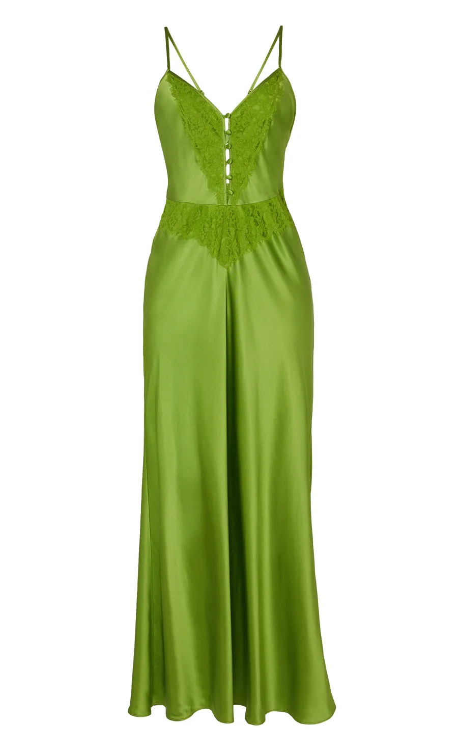 Thalia Slip Dress - Green