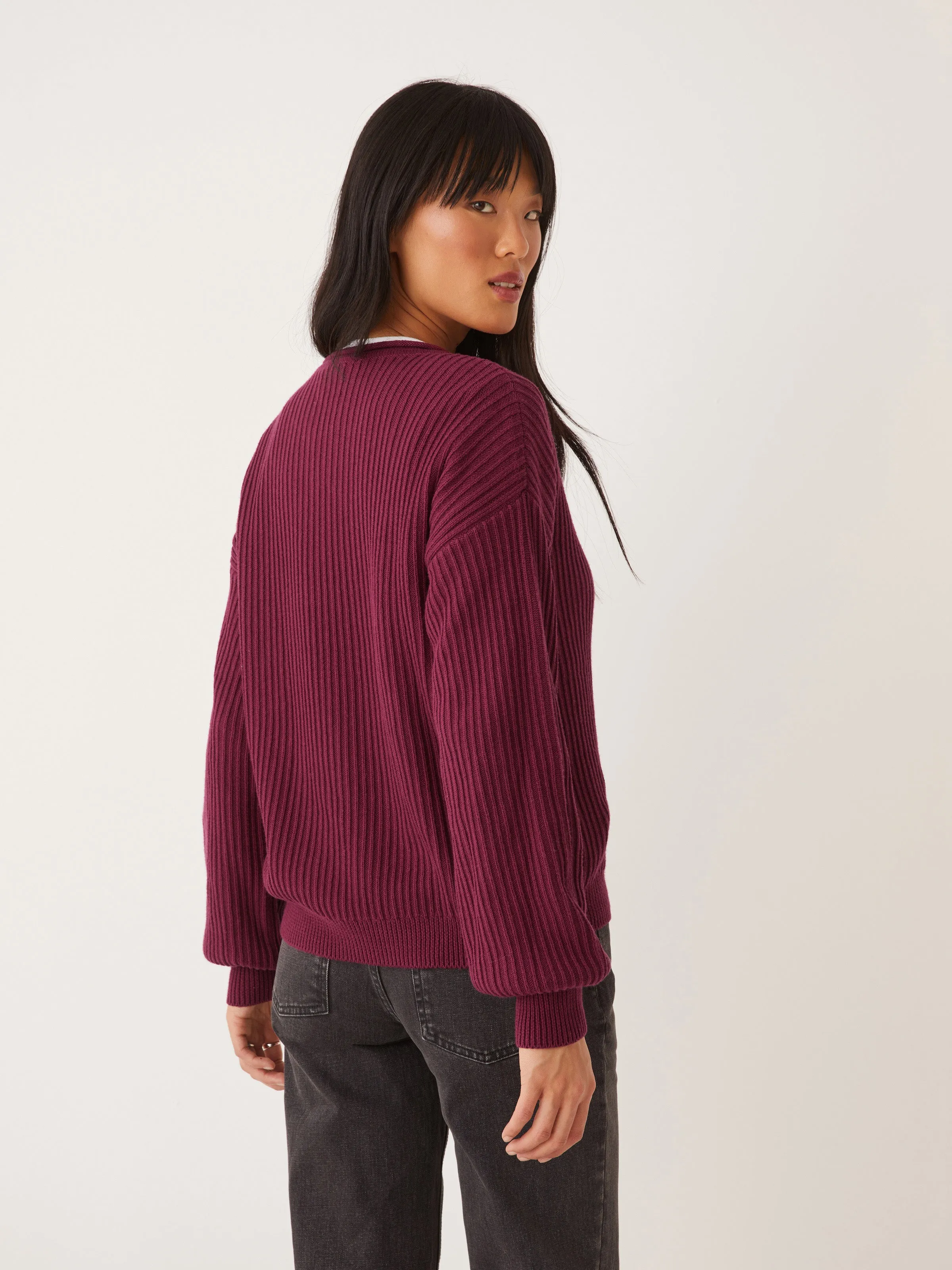 The SeaCell™ Sweater in Cherry