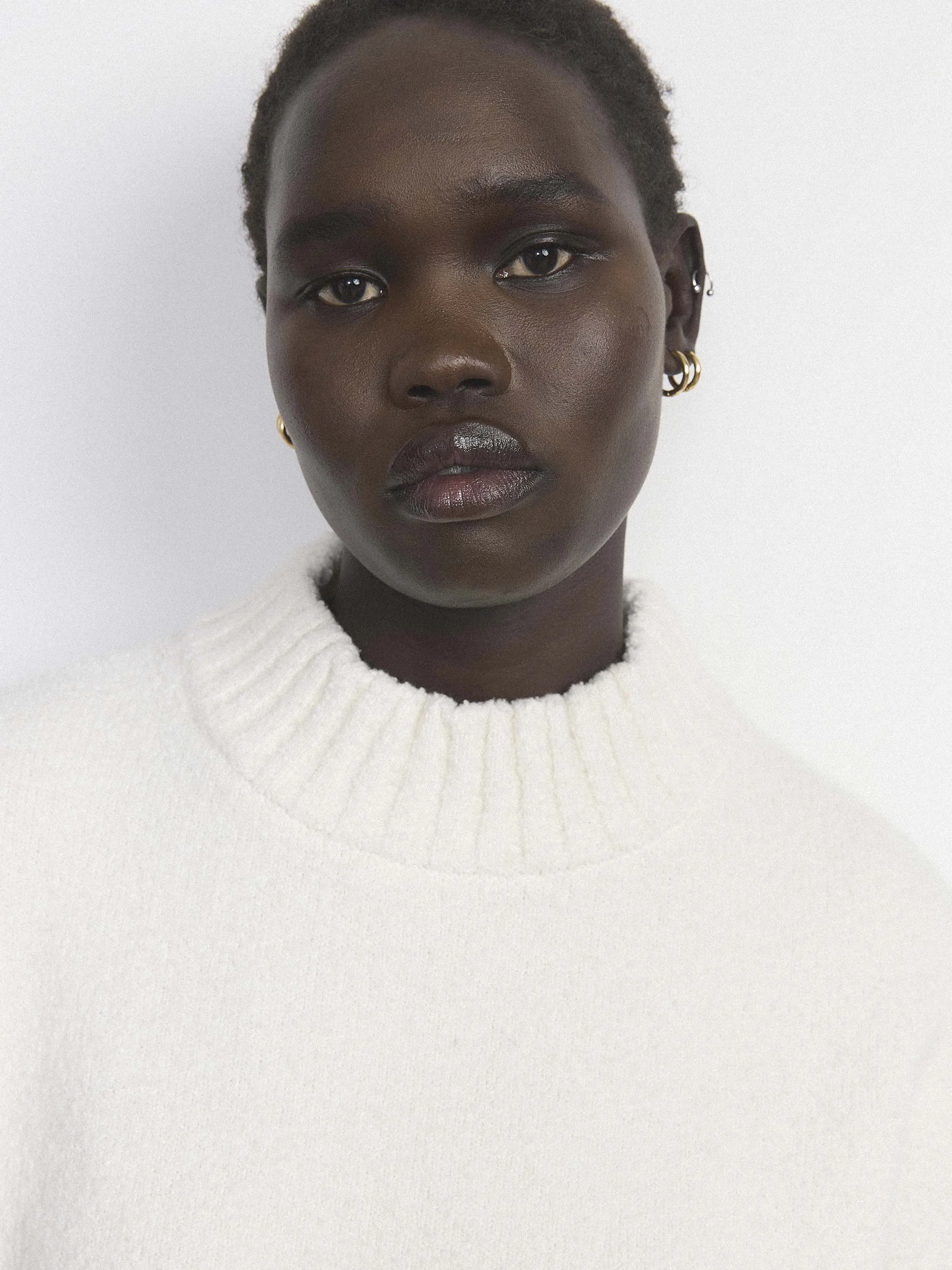 The Seawool® Sweater Vest in White Cream