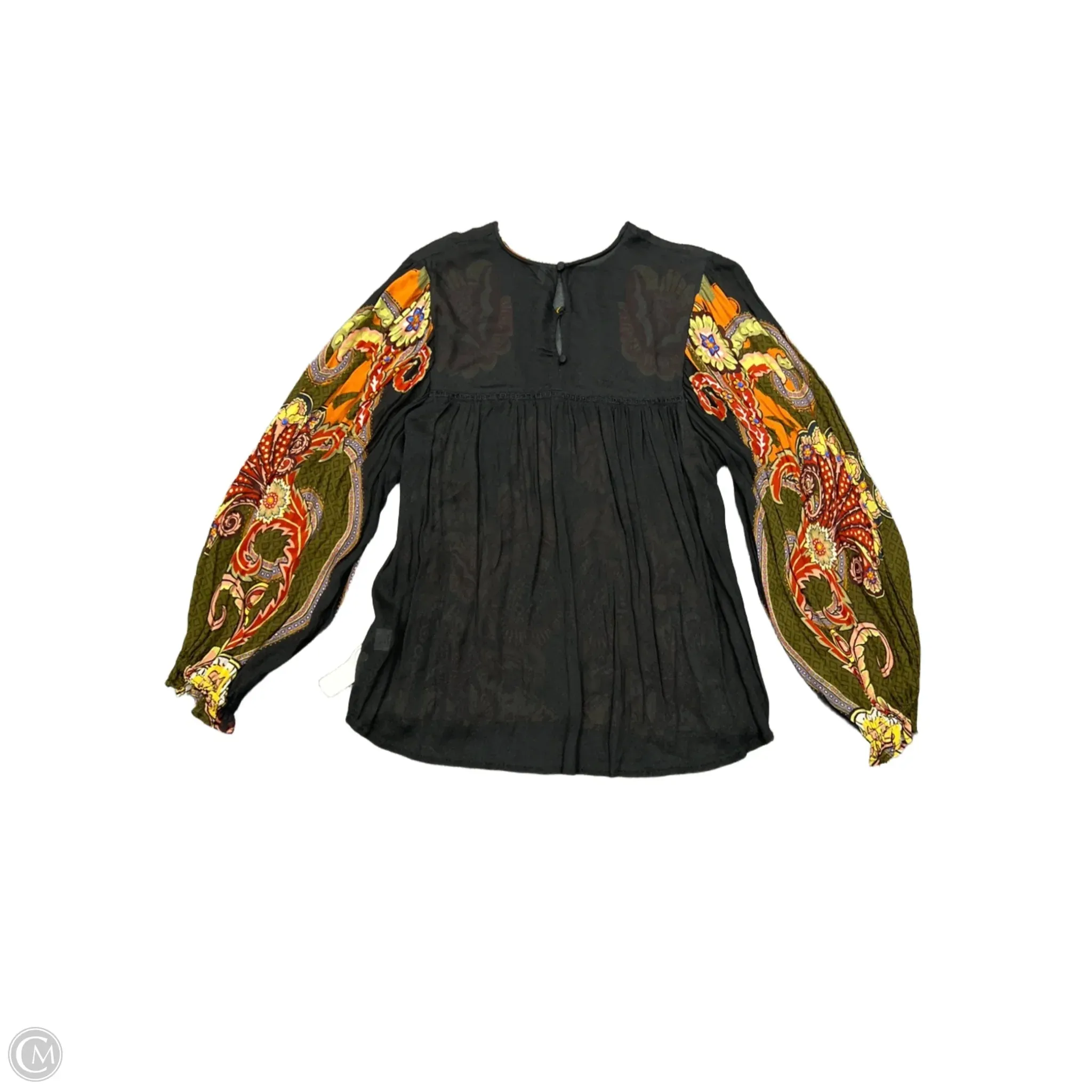Top Long Sleeve By Clothes Mentor In Floral Print, Size: M