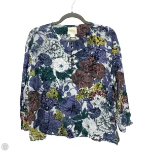 Top Long Sleeve By Maeve In Floral Print, Size: M