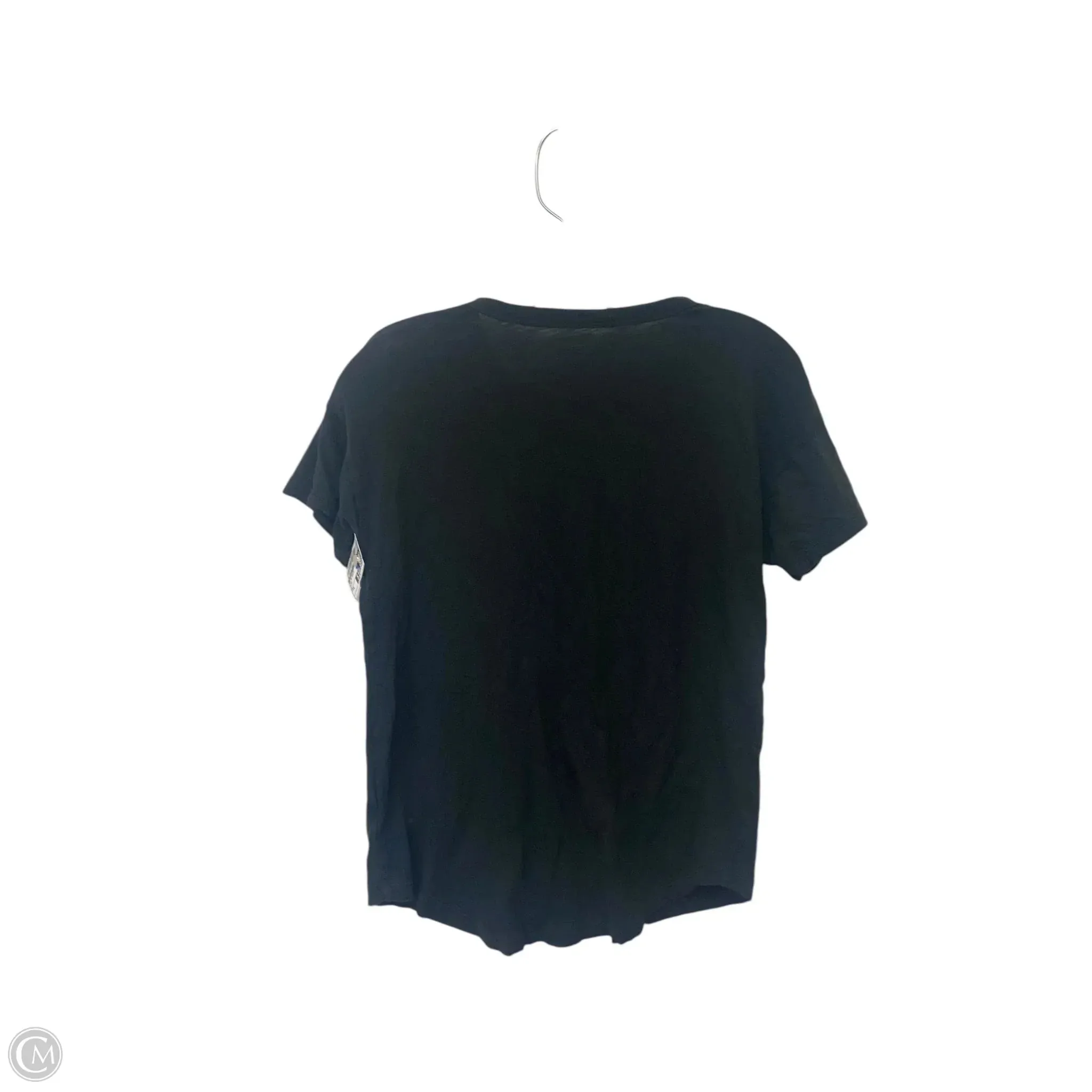Top Short Sleeve Basic By Madewell In Black, Size: S
