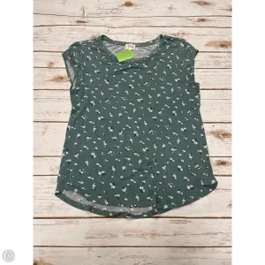 Top Short Sleeve By Ava James In Floral Print, Size: M