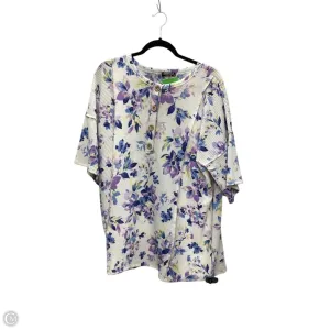 Top Short Sleeve By Heimish Usa In Floral Print, Size: 2x