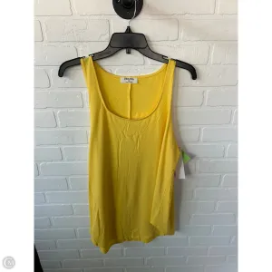 Top Sleeveless Basic By Zenana Outfitters In Yellow, Size: 2x