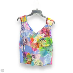 Top Sleeveless By Amanda Uprichard In Floral Print, Size: M