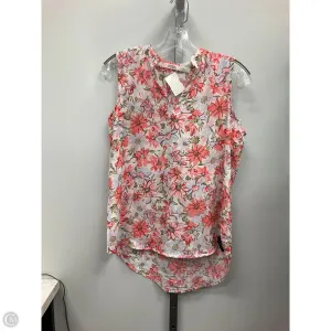 Top Sleeveless By Clothes Mentor In Floral Print, Size: S