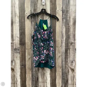 Top Sleeveless By Express In Floral Print, Size: S
