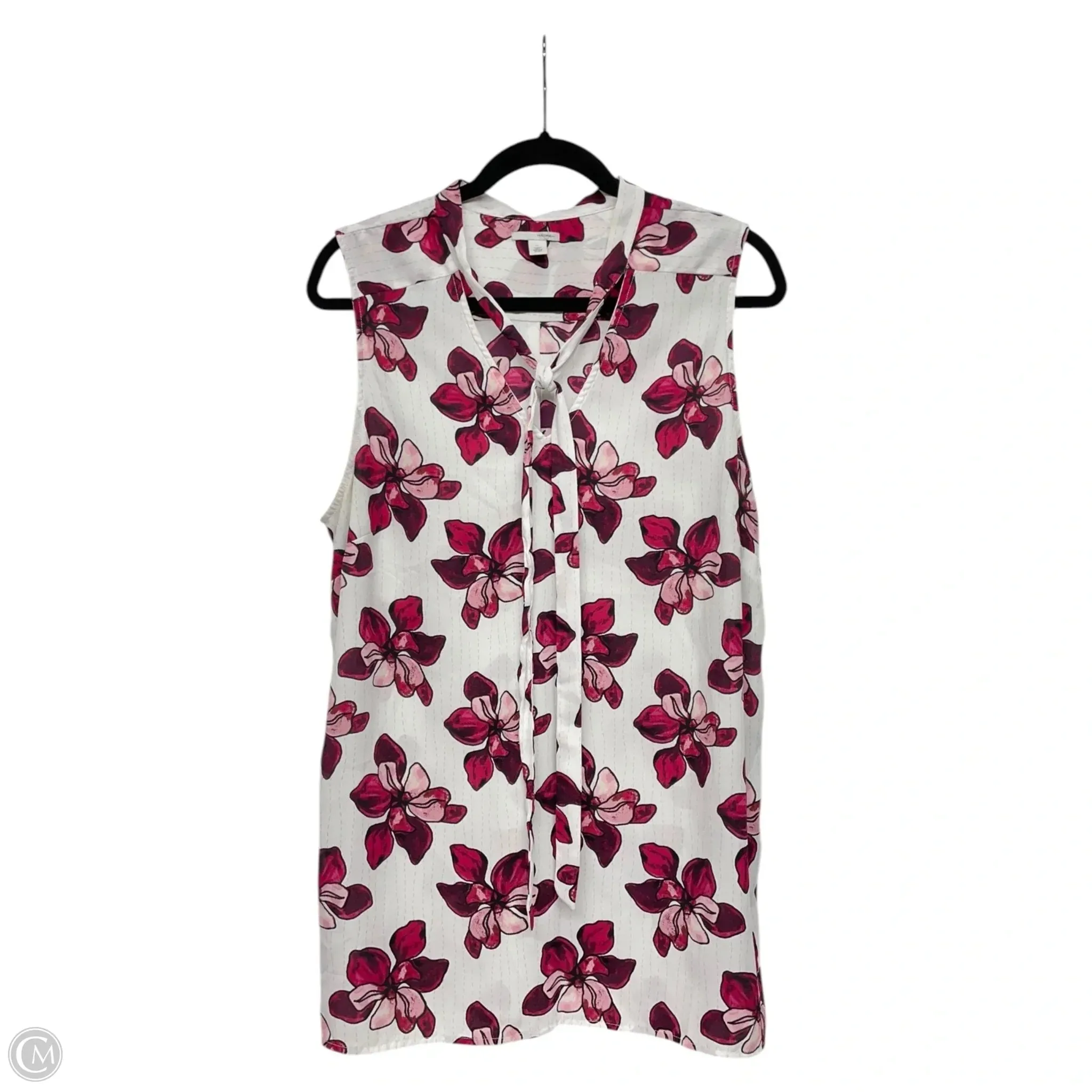 Top Sleeveless By Halogen In Floral Print, Size: Xl