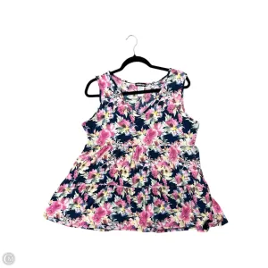 Top Sleeveless By Heimish Usa In Floral Print, Size: L